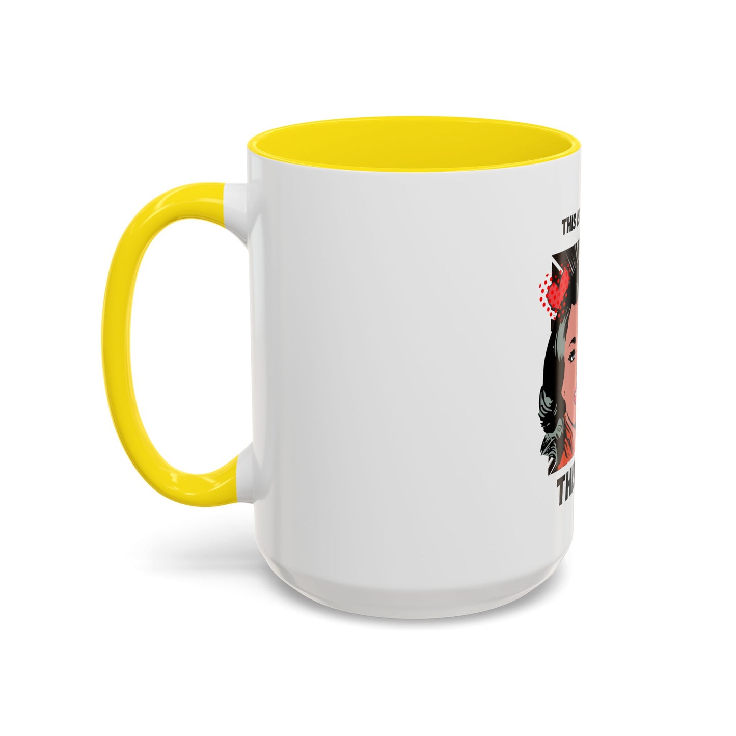 This Is Not A Mood Funny Coffee Mug -Gifts For Women, Friends, Ceramic, BPA-Free