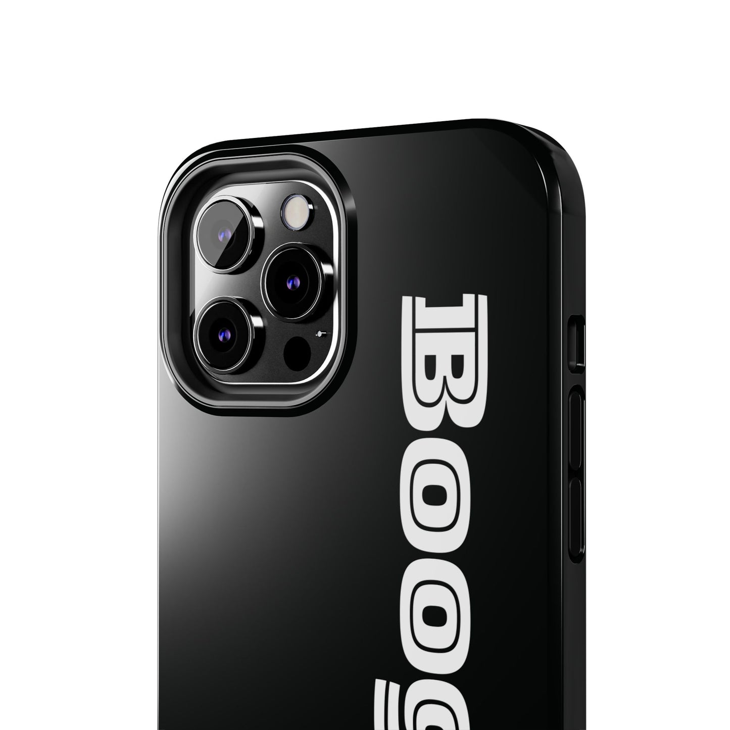 Boogie Black Tough Phone Cases, iPhone Samsung cases, wireless charging, gender neutral women men friends kids teens gift birthday Christmas