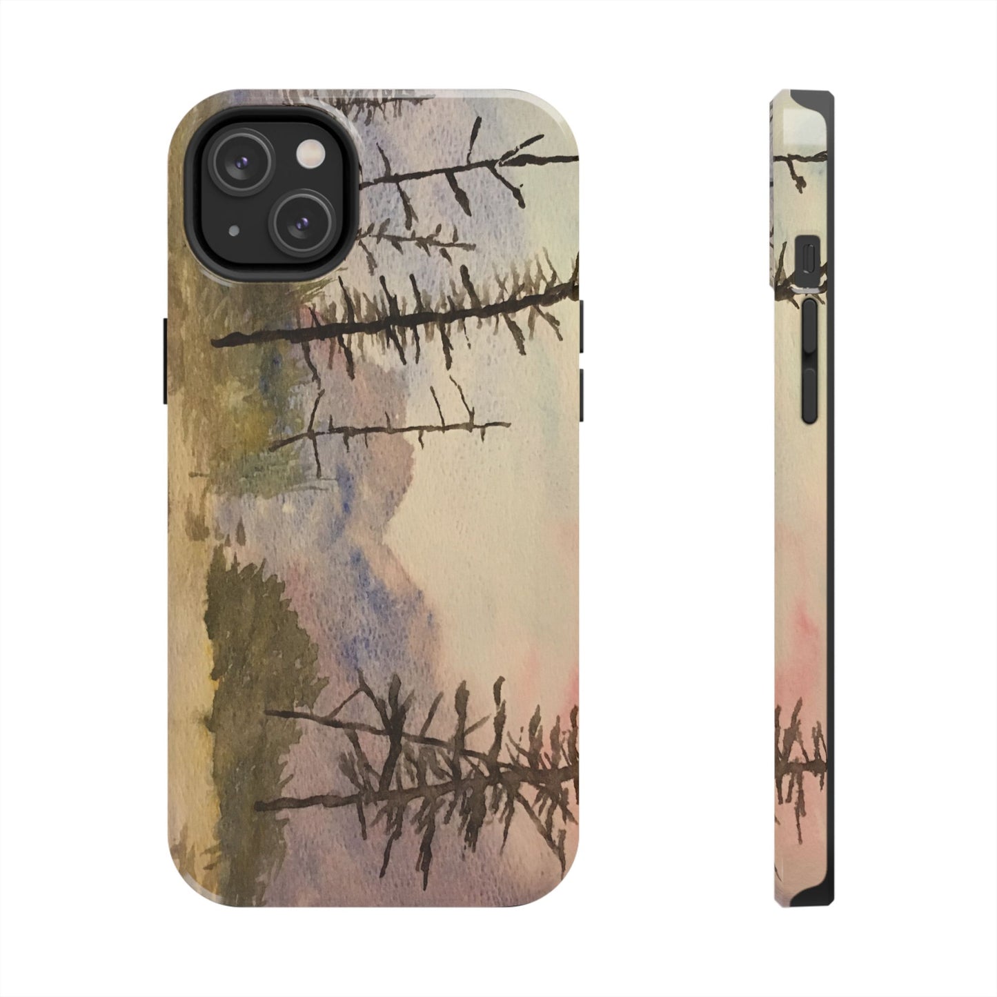 Glacier National Park After Fire Tough Phone Cases, iPhone & Samsung cases, wireless charging, mountains, nature, original artwork, gifts