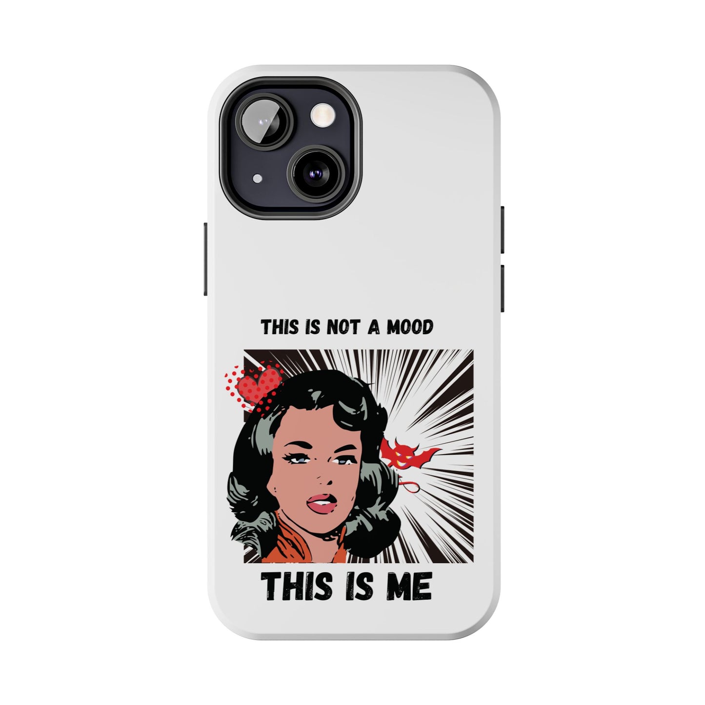 This is Not a Mood Tough Phone Cases, iPhone & Samsung cases, wireless charging, attitude, snarky, fun, gifts for women, gifts for friends