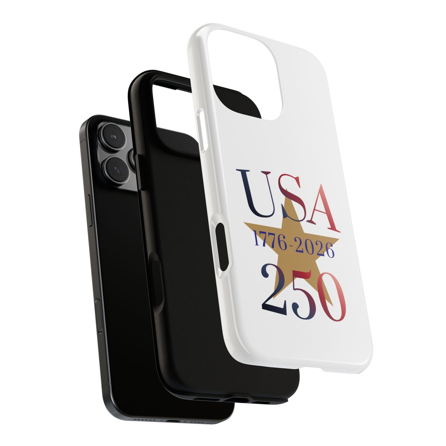 USA 250 Phone Case — 1776–2026 Bicentennial Celebration Protective Case