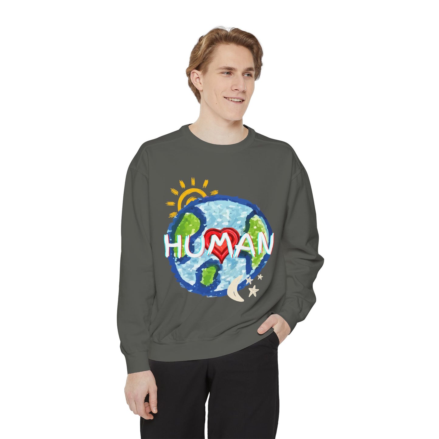 Human World Graphic Unisex Sweatshirt