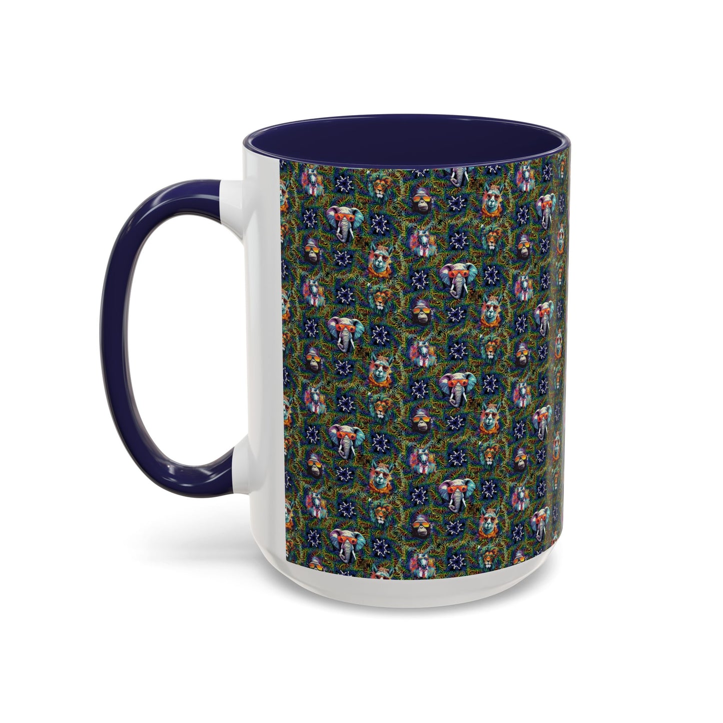 Wild & Cool Creatures Coffee Mug, Tea Cup, 5 Colors, Ceramic, BPA-Free, Gift Mom Dad Teen Kid Friend Coworker Birthday Christmas Cheap Gift