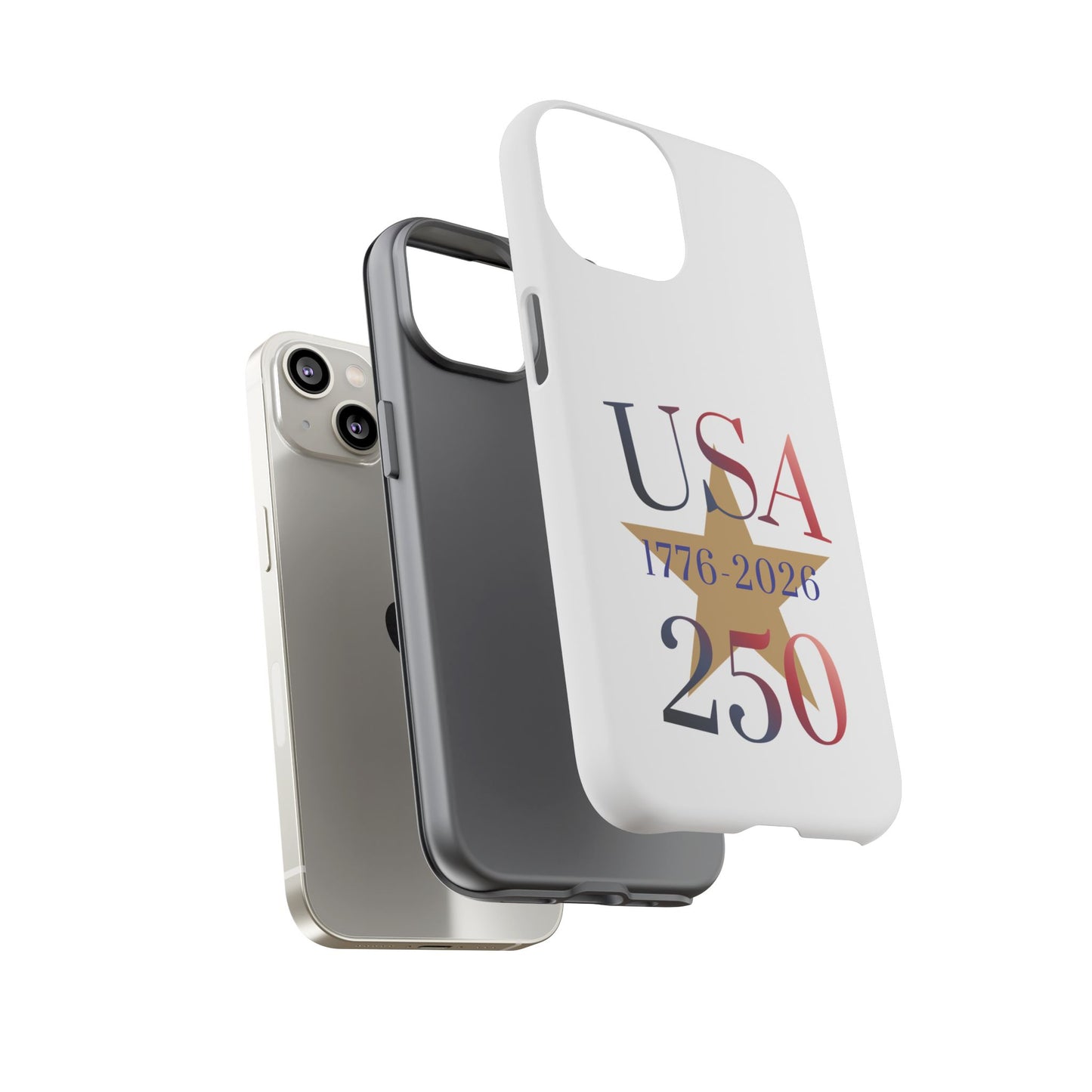 USA 250 Phone Case — 1776–2026 Bicentennial Celebration Protective Case