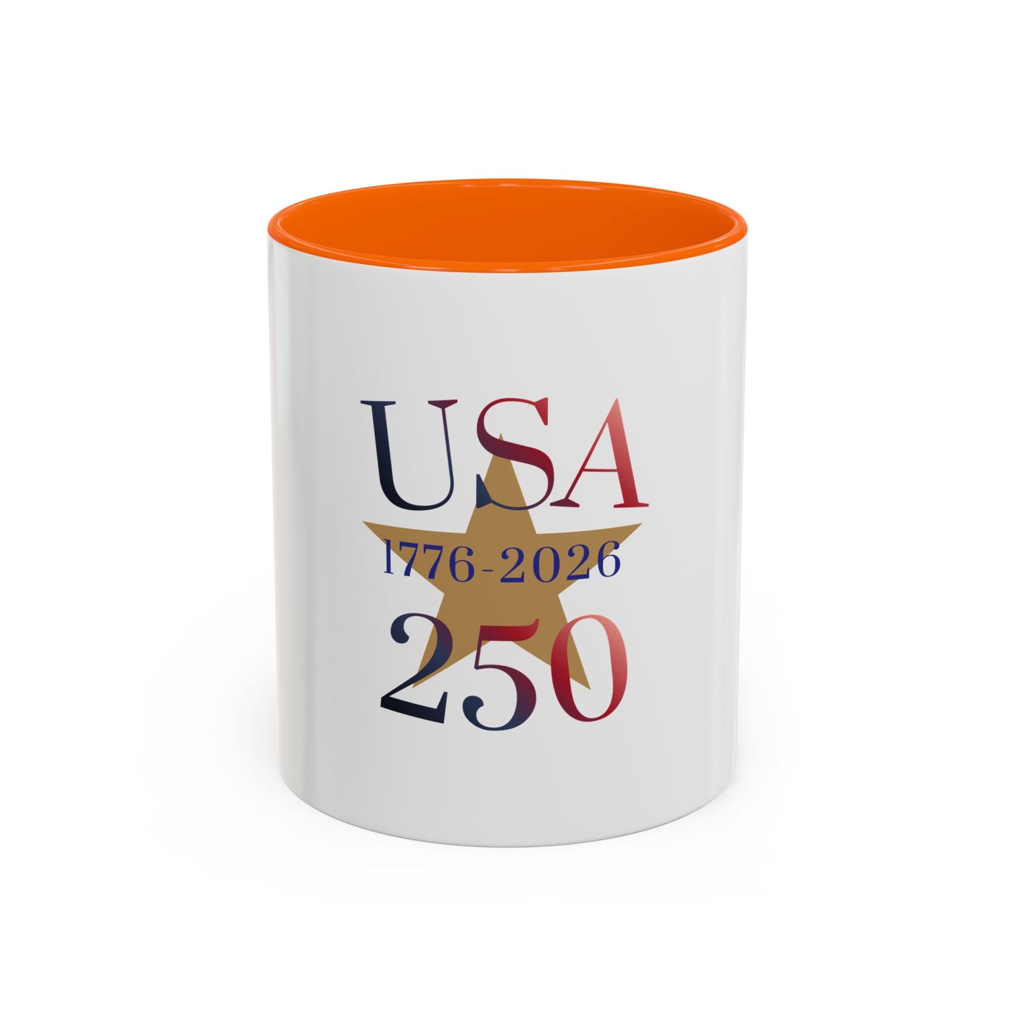 USA 250th Anniversary 1776 Accent Coffee Mug (11/15 oz)