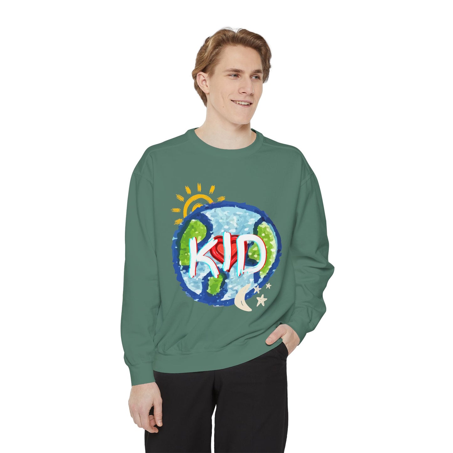 Kid World Graphic Unisex Sweatshirt