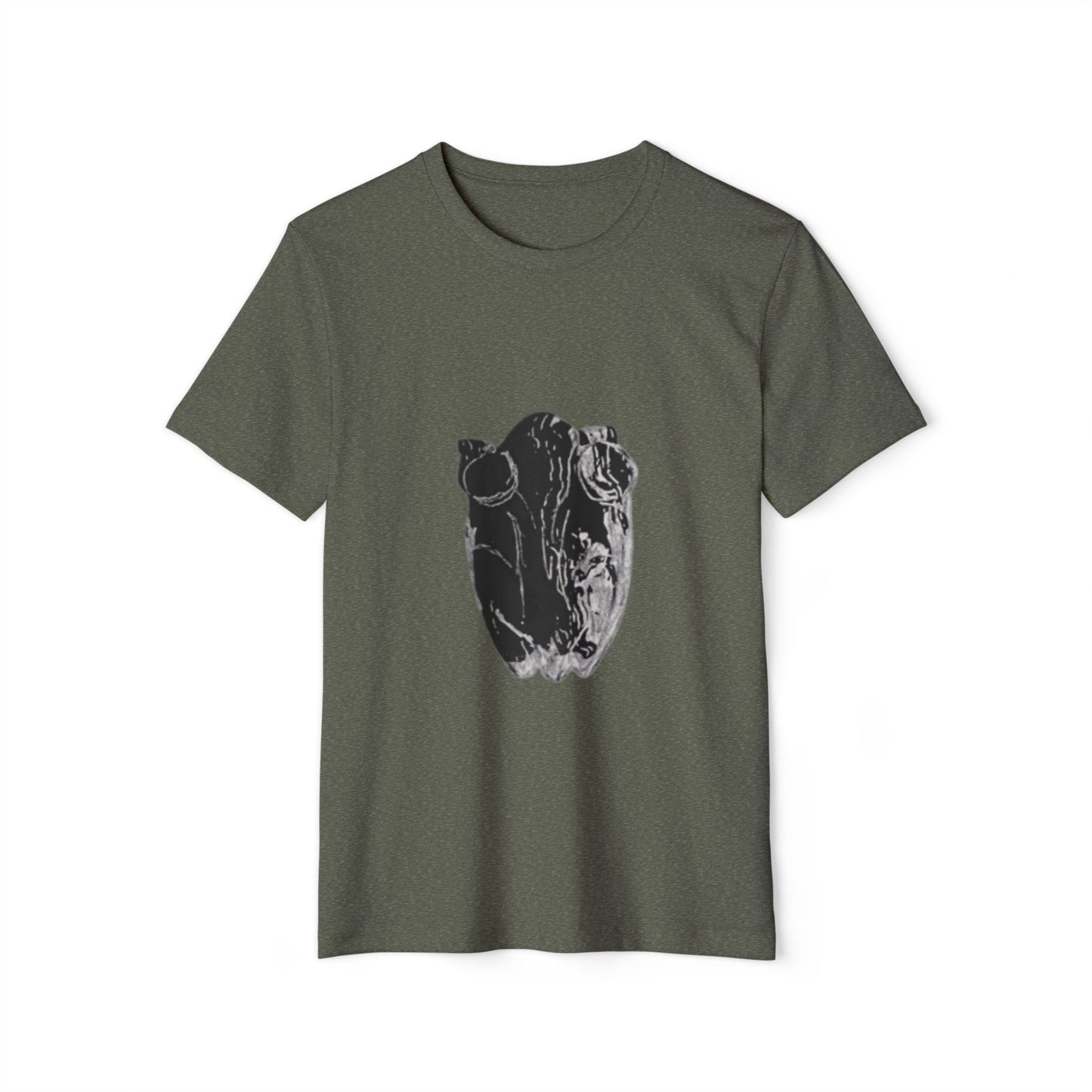 Frog Recycled T-Shirt, Eco-Friendly Tee, Sustainable Fashion, Unisex Organic Shirt, Earth Day Gift