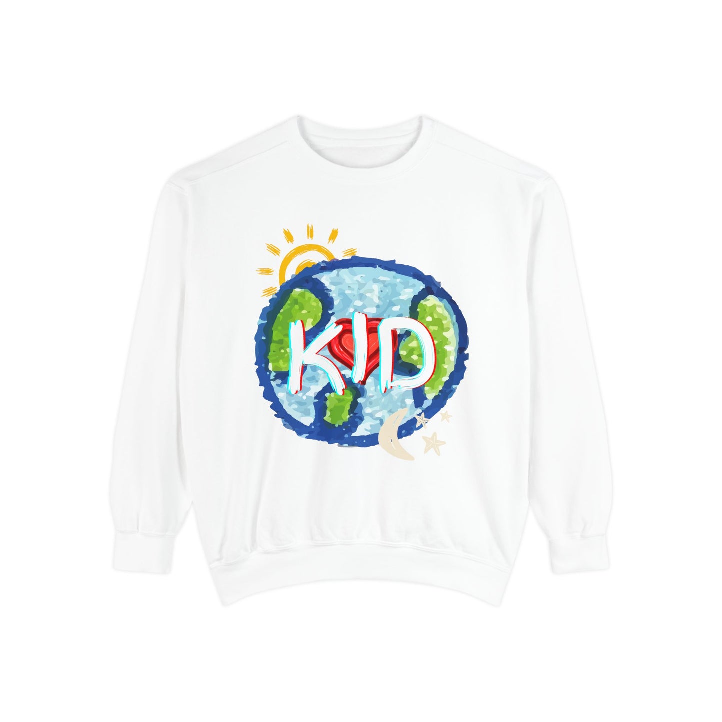 Kid World Graphic Unisex Sweatshirt