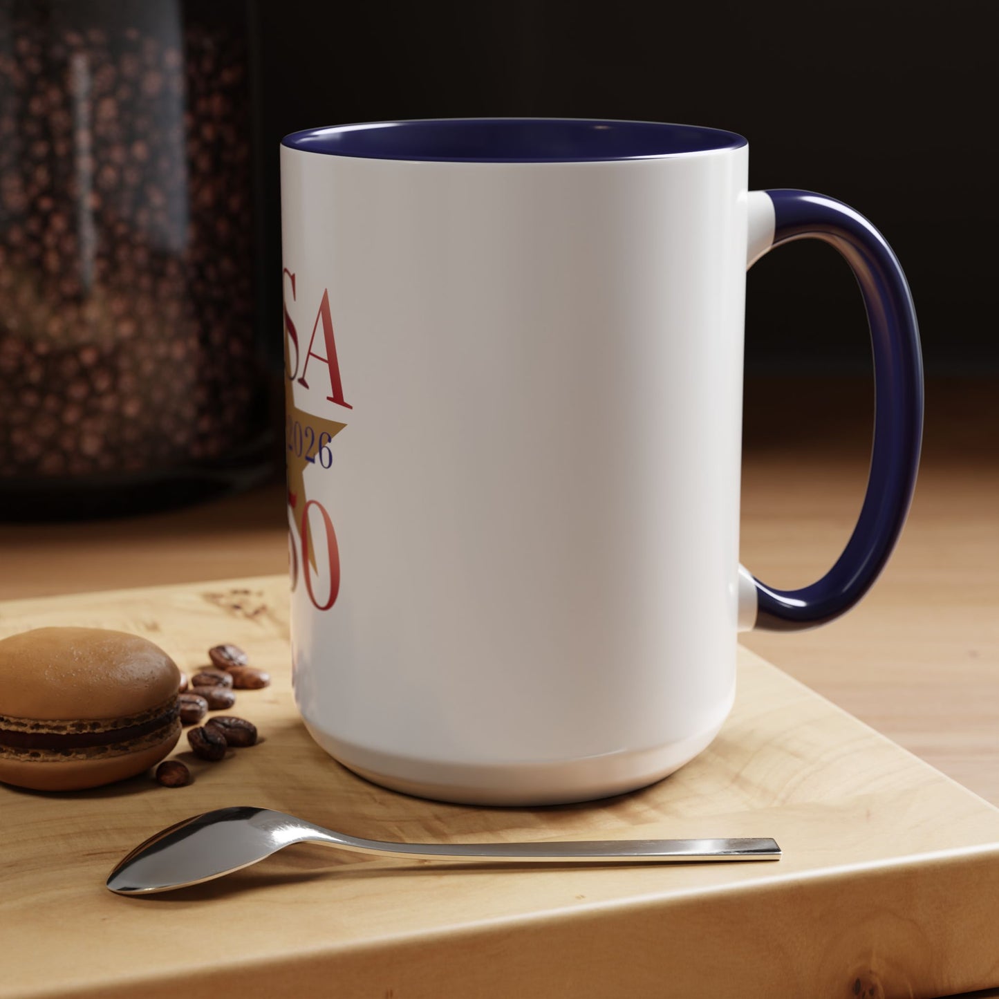 USA 250th Anniversary 1776 Accent Coffee Mug (11/15 oz)