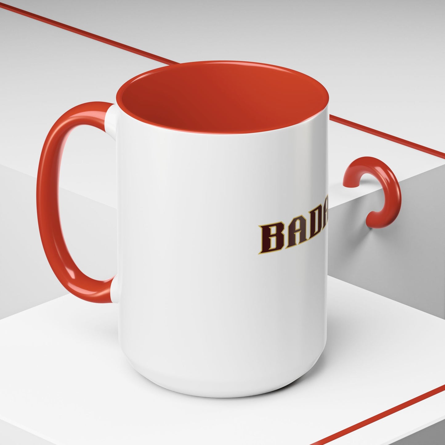 Badass Coffee Mug, Strong Empowered Bold Confident Gifts For Friends Mom Sister Dad Ceramic BPA-Free Gift