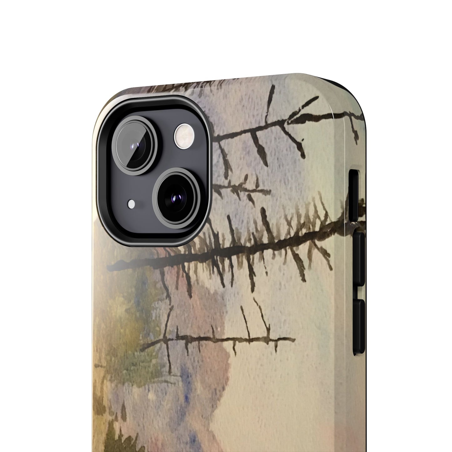 Glacier National Park After Fire Tough Phone Cases, iPhone & Samsung cases, wireless charging, mountains, nature, original artwork, gifts