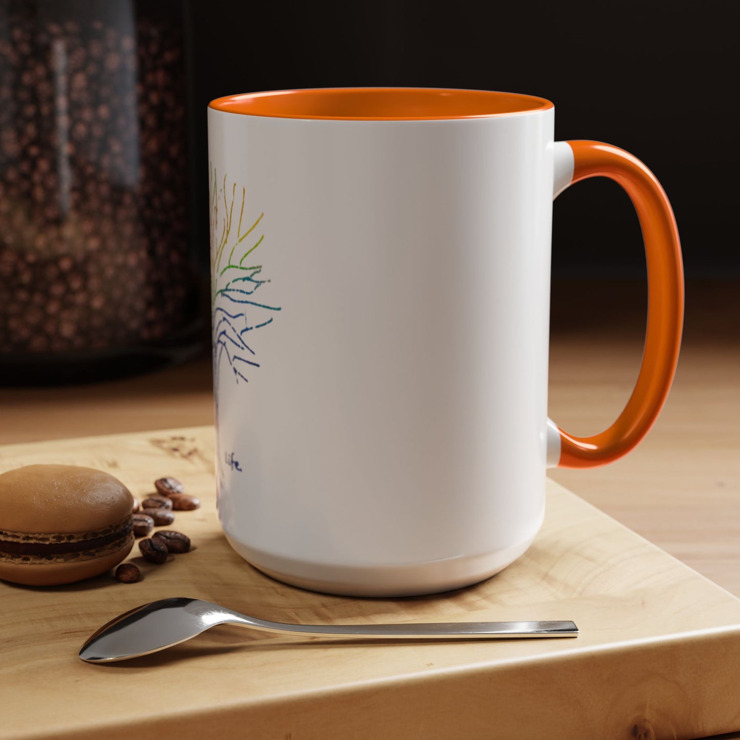 Rainbow Tree Coffee Mug, It’s Just Life