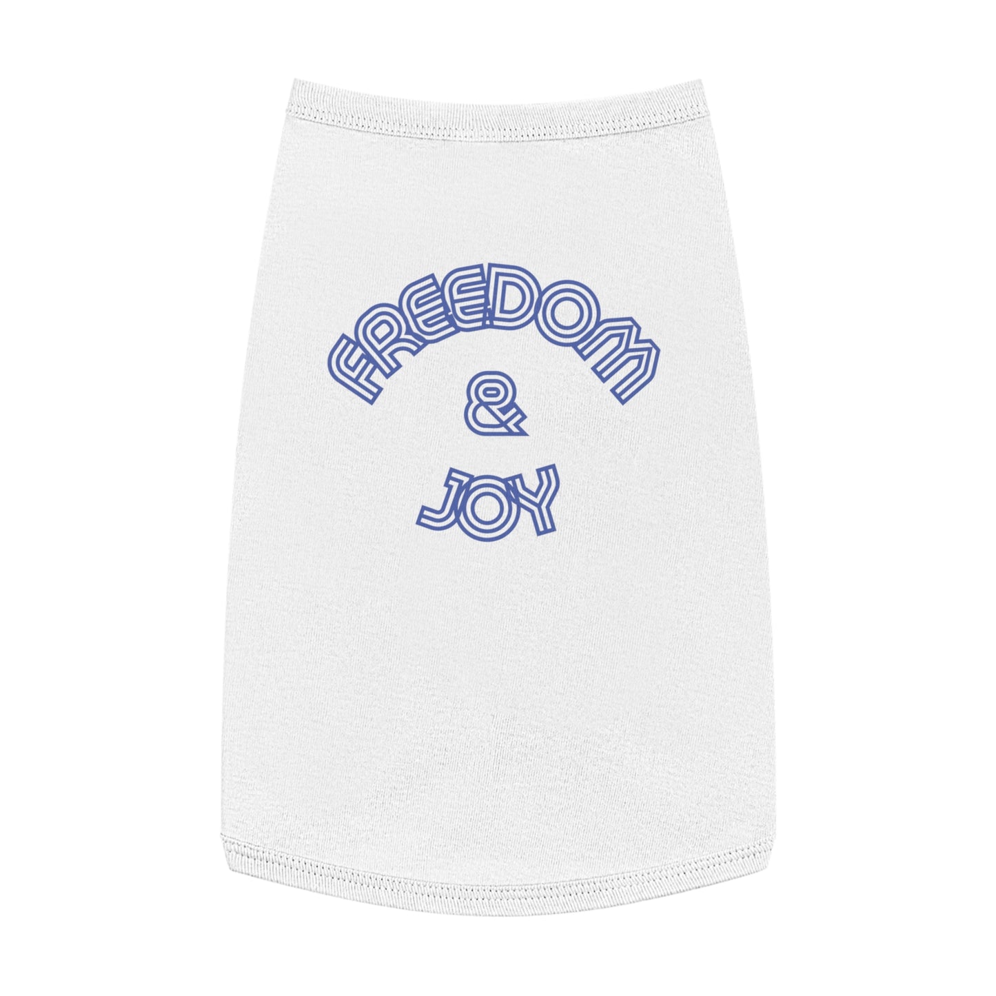 Freedom & Joy Pet Tank Top, love, happy, America, dog clothes, gifts, pet fashions, furry friends, cotton, dog shirts, cat shirts