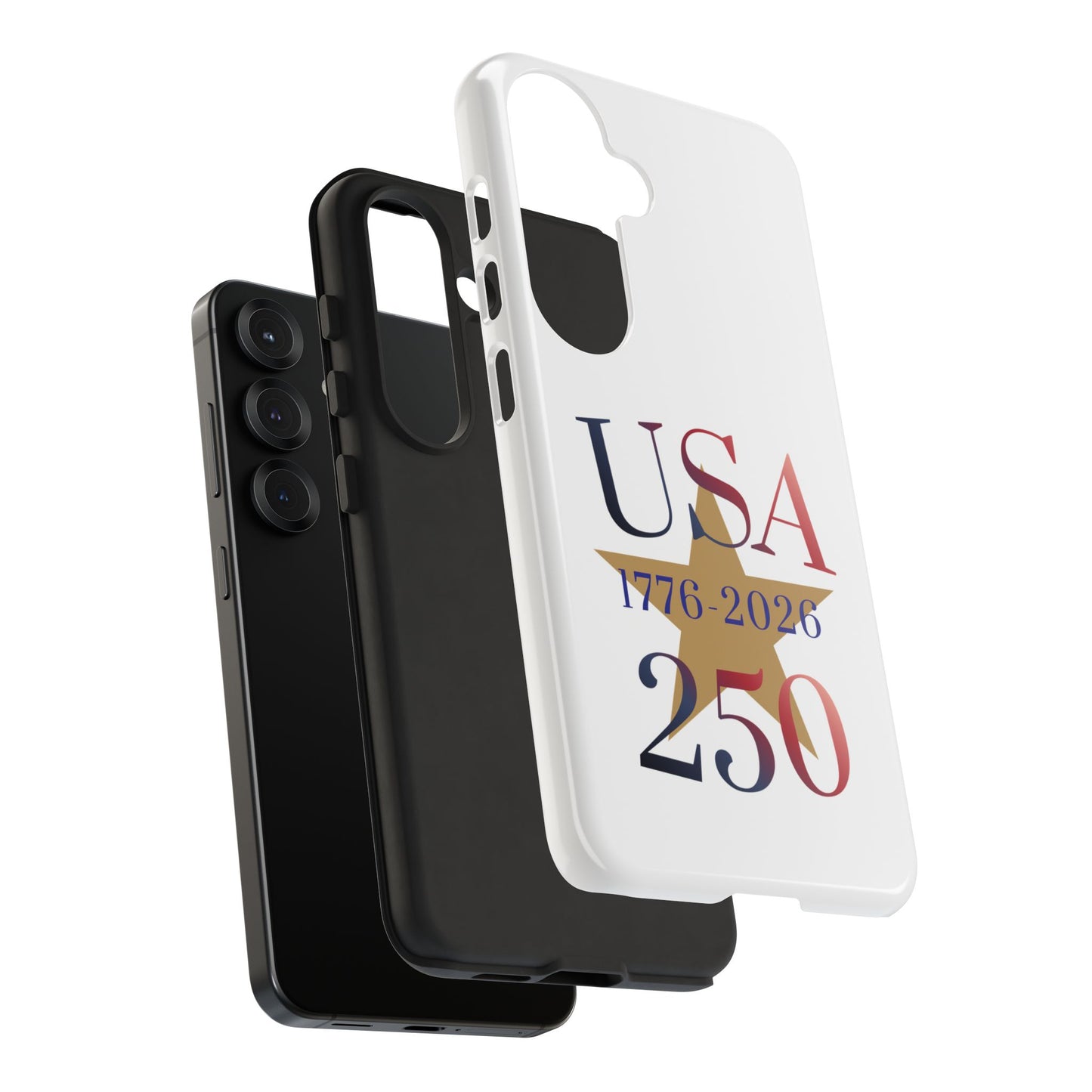 USA 250 Phone Case — 1776–2026 Bicentennial Celebration Protective Case