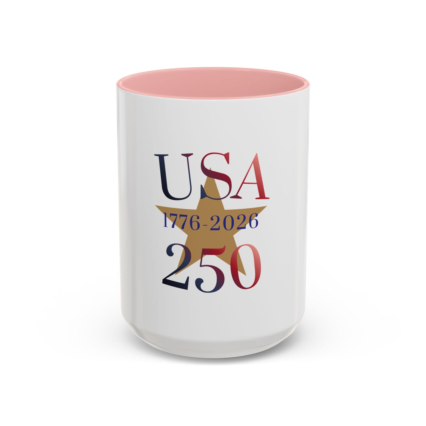 USA 250th Anniversary 1776 Accent Coffee Mug (11/15 oz)
