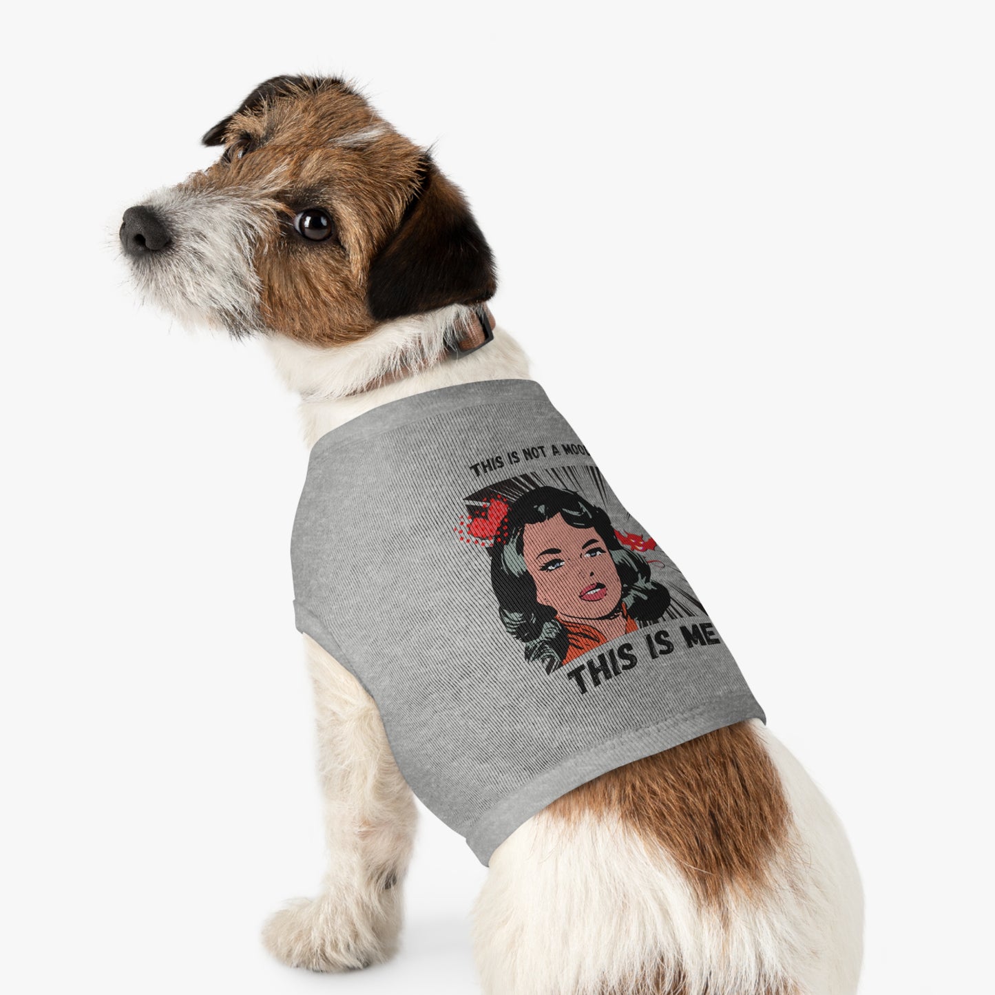 This Is Not A Mood Pet Tank Top, funny dog clothes, gifts, sarcastic, pet fashions, attitude, cotton, dog shirts, cat shirts