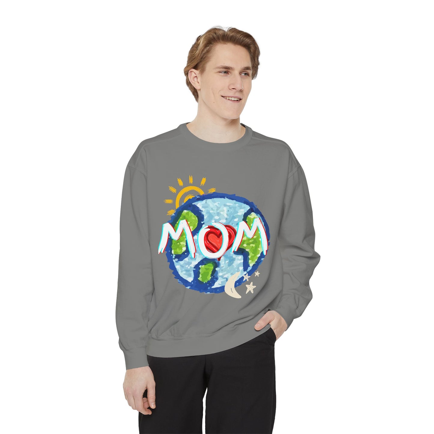 Mom’s World Graphic Unisex Sweatshirt for Mother’s Day