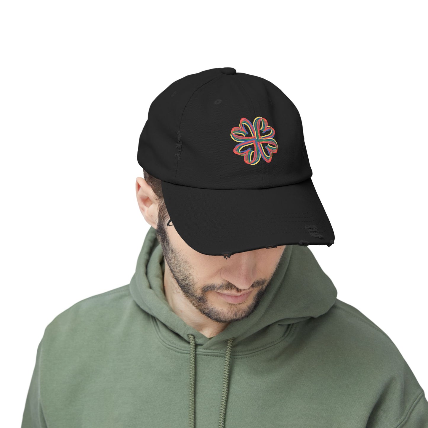 Floral Design Cap