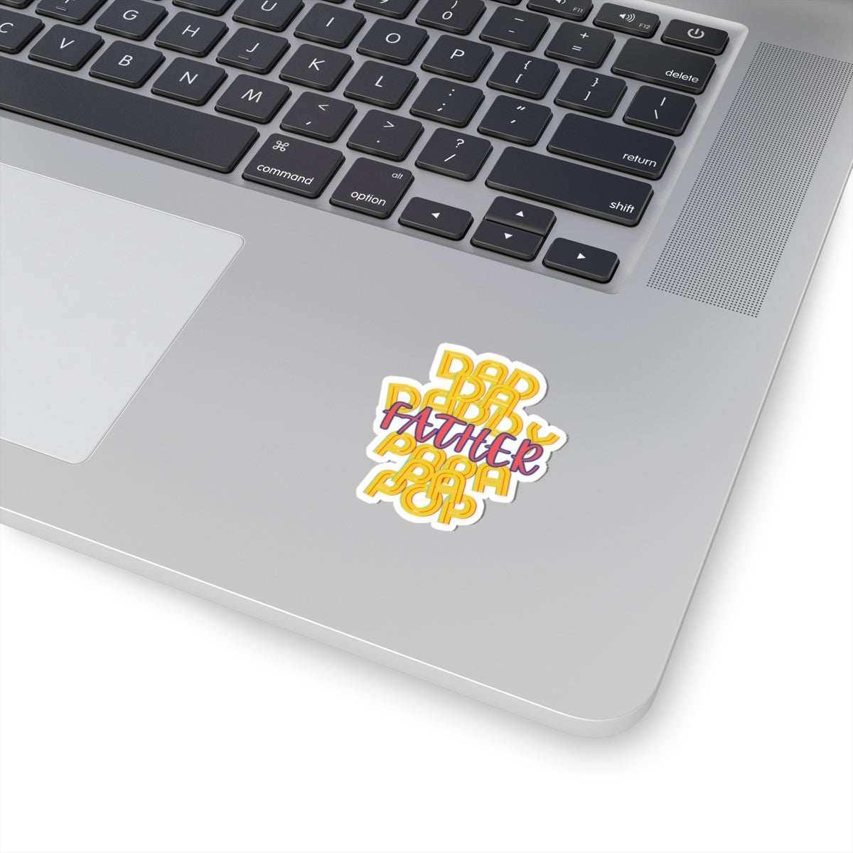 Father Dad Papa Sticker | Family Love Kiss-Cut Stickers Decals for Dads, Grandfathers, Uncles, Father's Day Gift, Vinyl Label