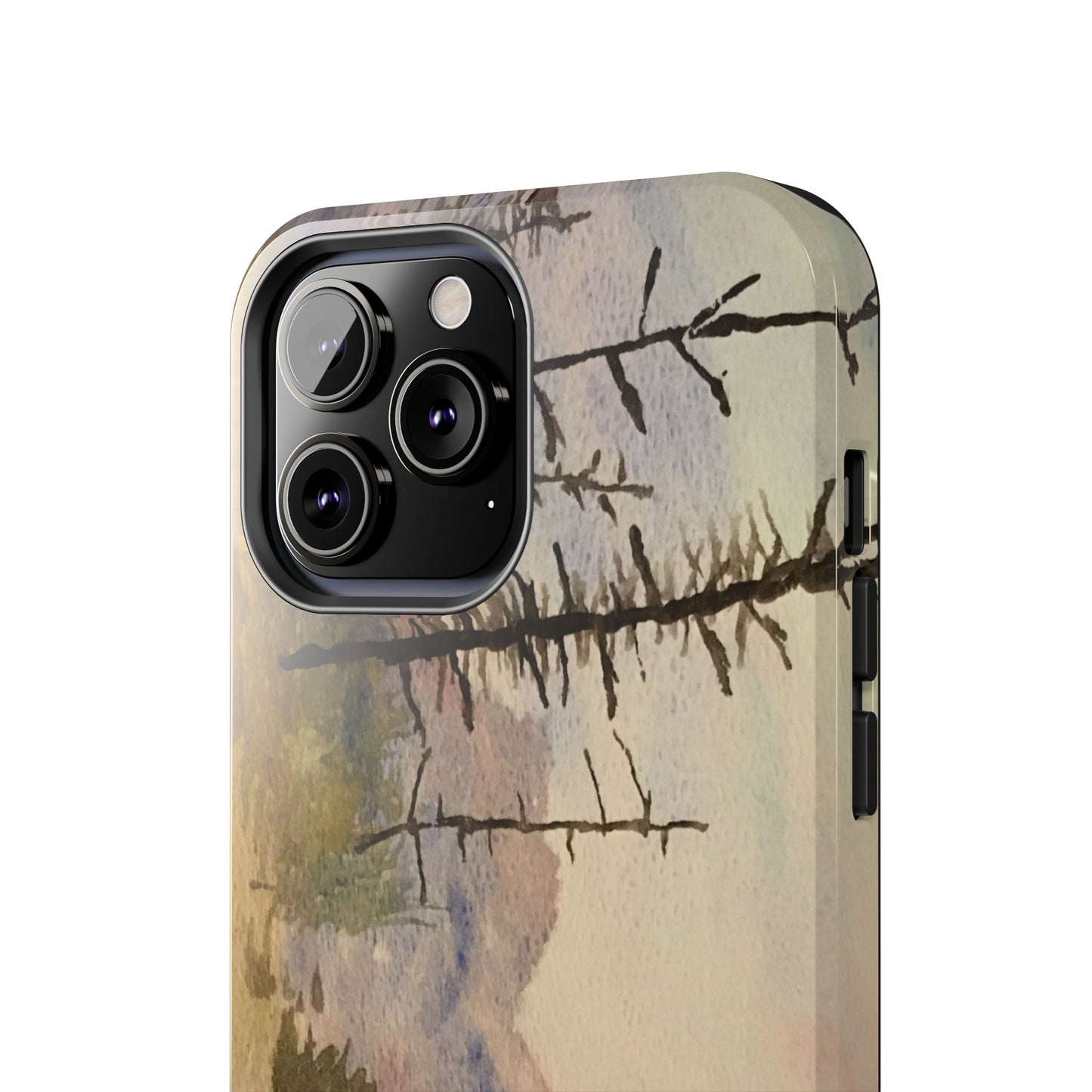 Glacier National Park After Fire Tough Phone Cases, iPhone & Samsung cases, wireless charging, mountains, nature, original artwork, gifts