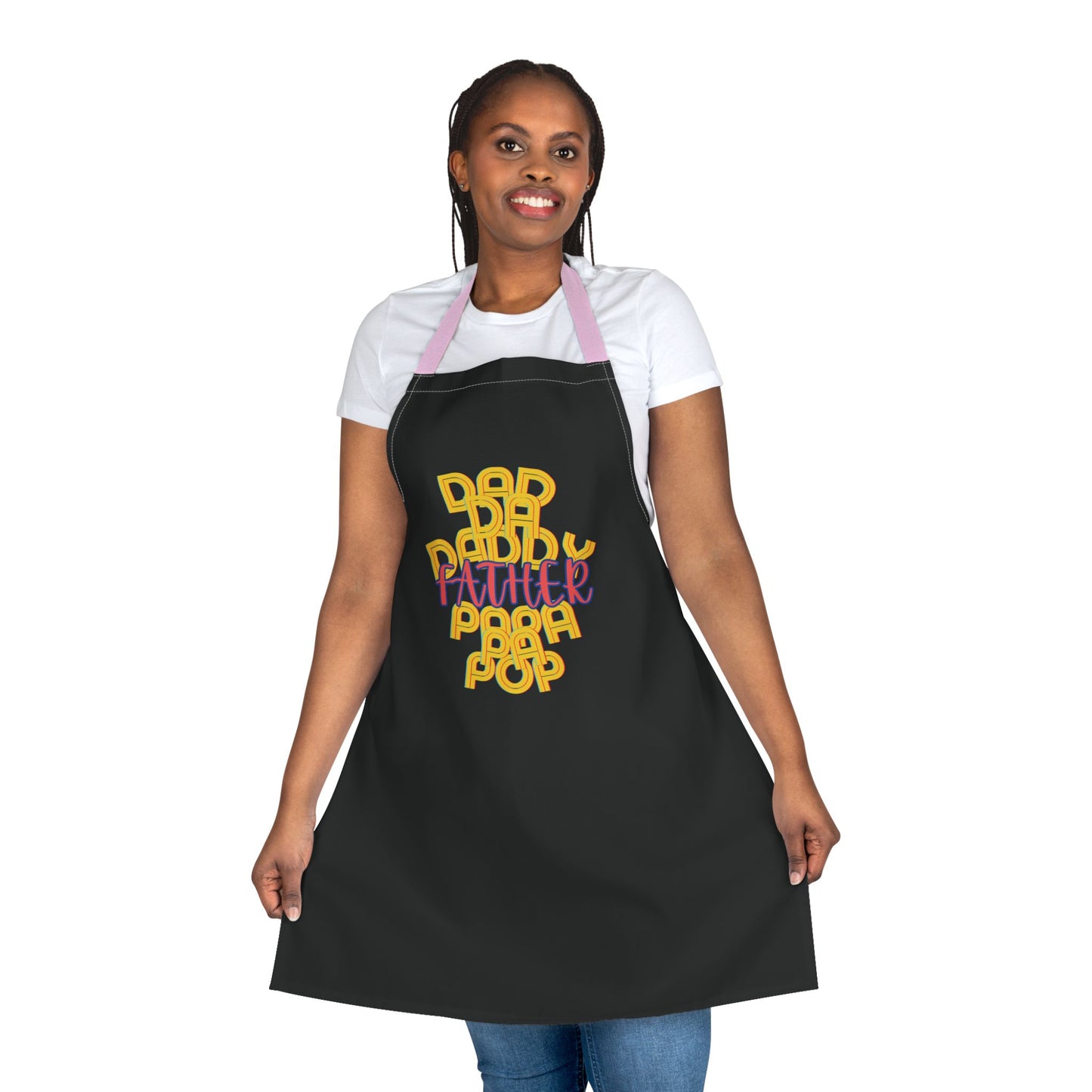 Father Chefs Apron, Love BBQ Cooking Fathers Day Gifts for Men