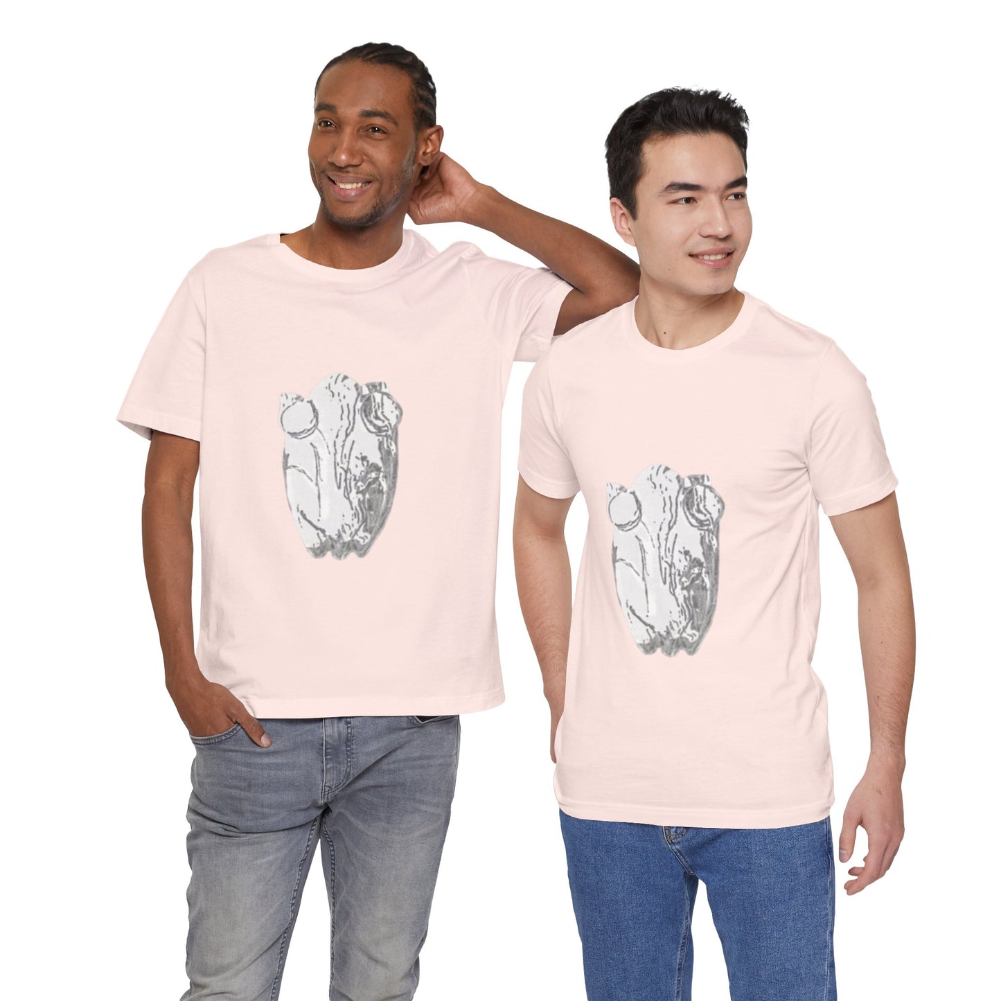 White Frog Unisex Tee - Nature and Animals Gender Neutral T-Shirt