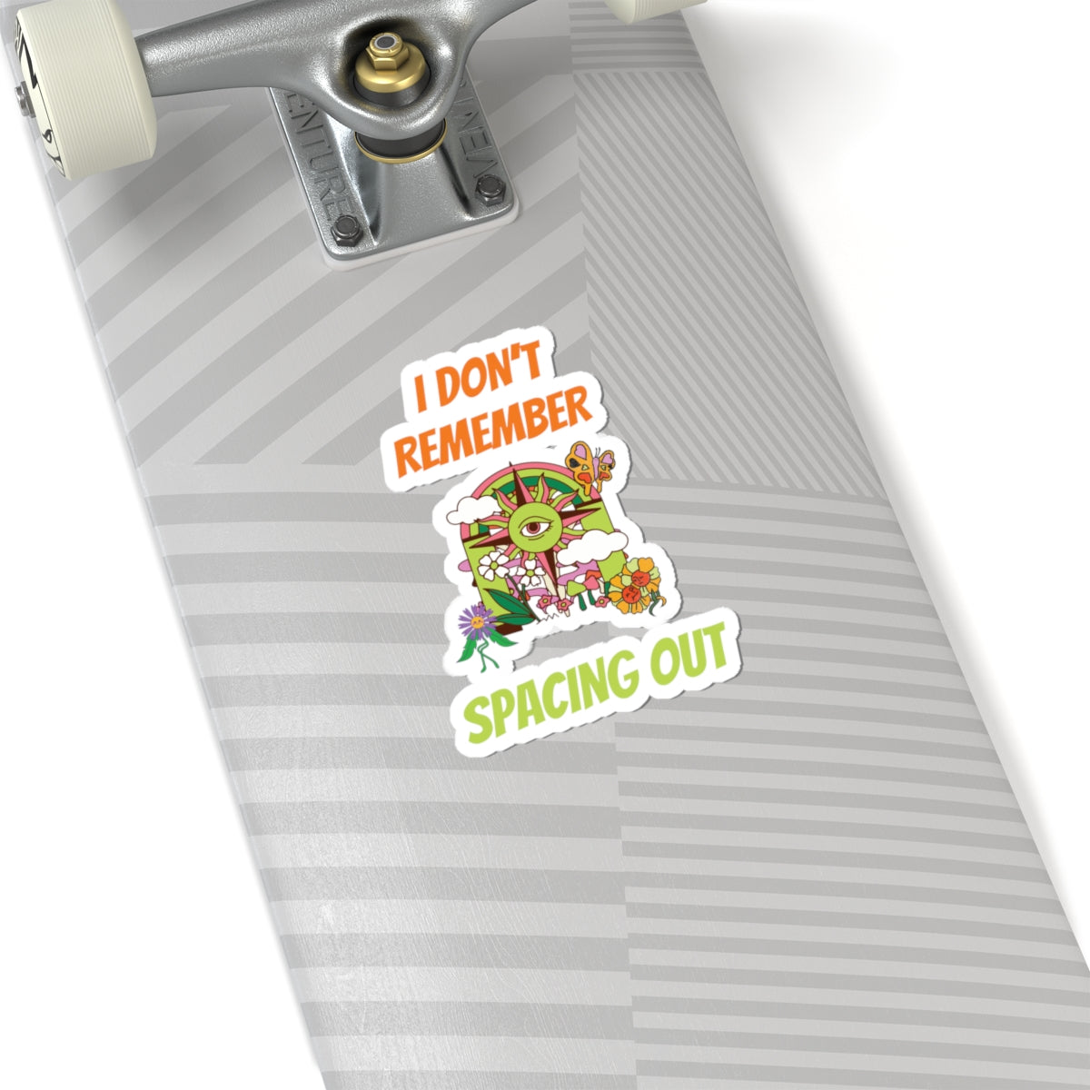 I Dont Remember Spacing Out Kiss Cut Stickers, funny, personality, lifestyle, gender neutral, gift, birthday, decorate, transparent or white