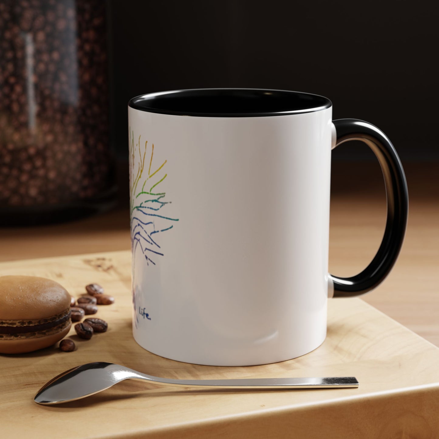 Rainbow Tree Coffee Mug, It’s Just Life