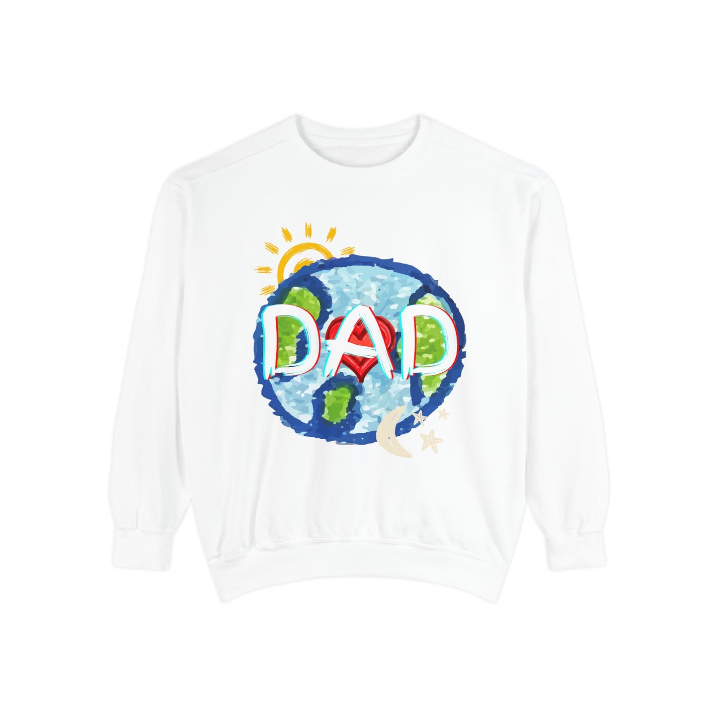 Dad's World Graphic Unisex Sweatshirt for Father's Day