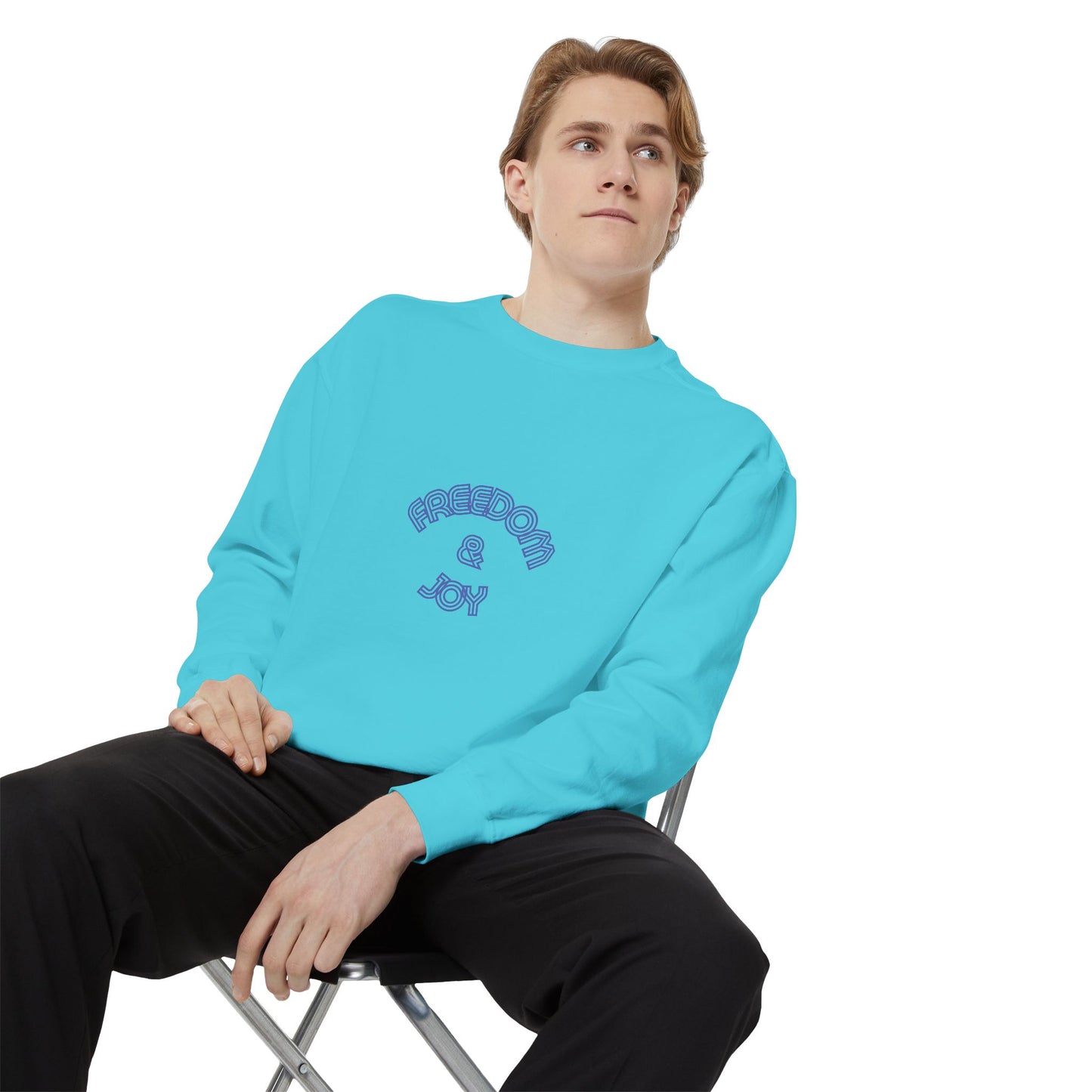 Freedom & Joy Unisex Sweatshirt - America Equality Love Election Gift Comfy