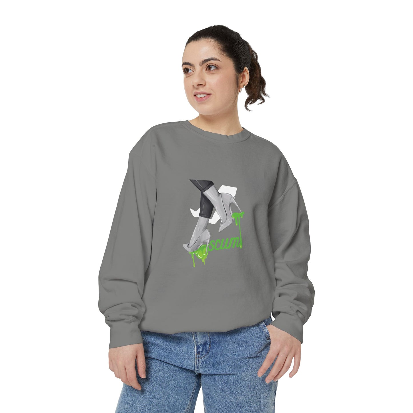 High Heels Dripping Scum Unisex Sweatshirt