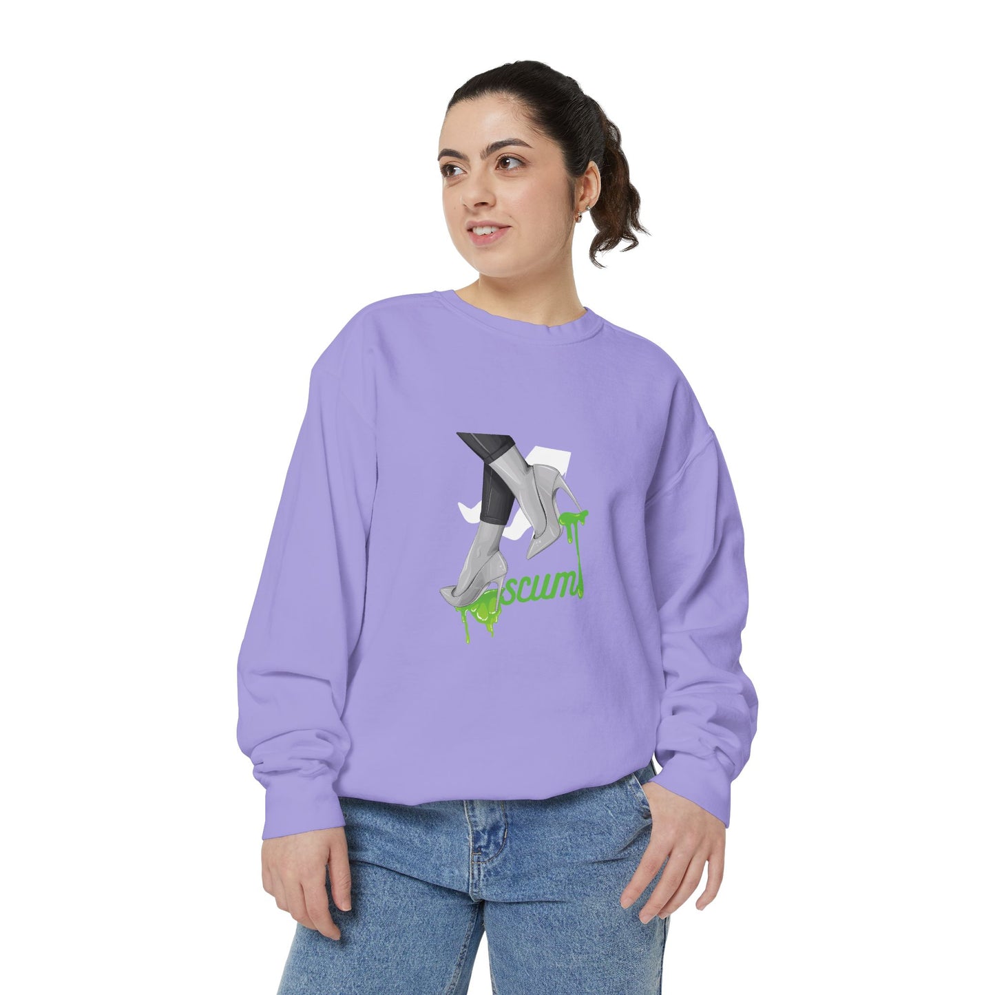 High Heels Dripping Scum Unisex Sweatshirt