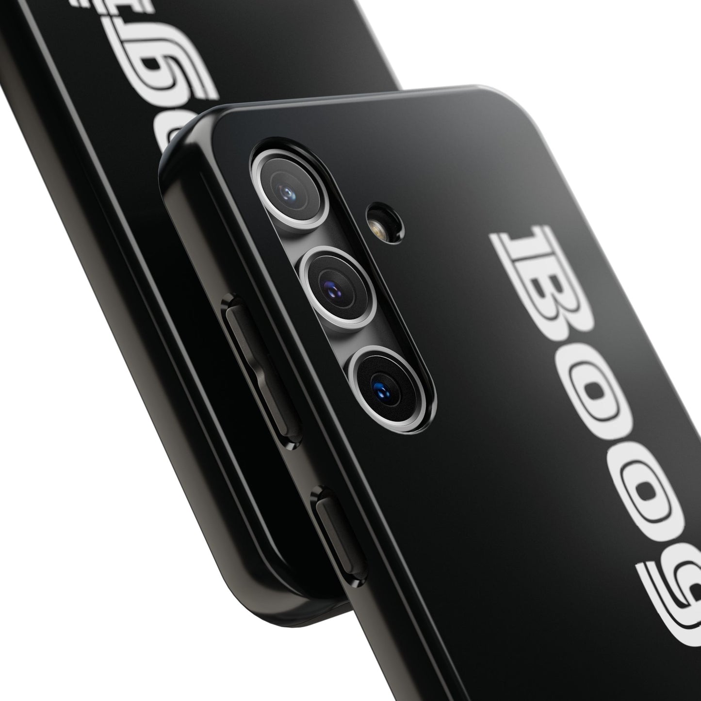 Boogie Black Tough Phone Cases, iPhone Samsung cases, wireless charging, gender neutral women men friends kids teens gift birthday Christmas