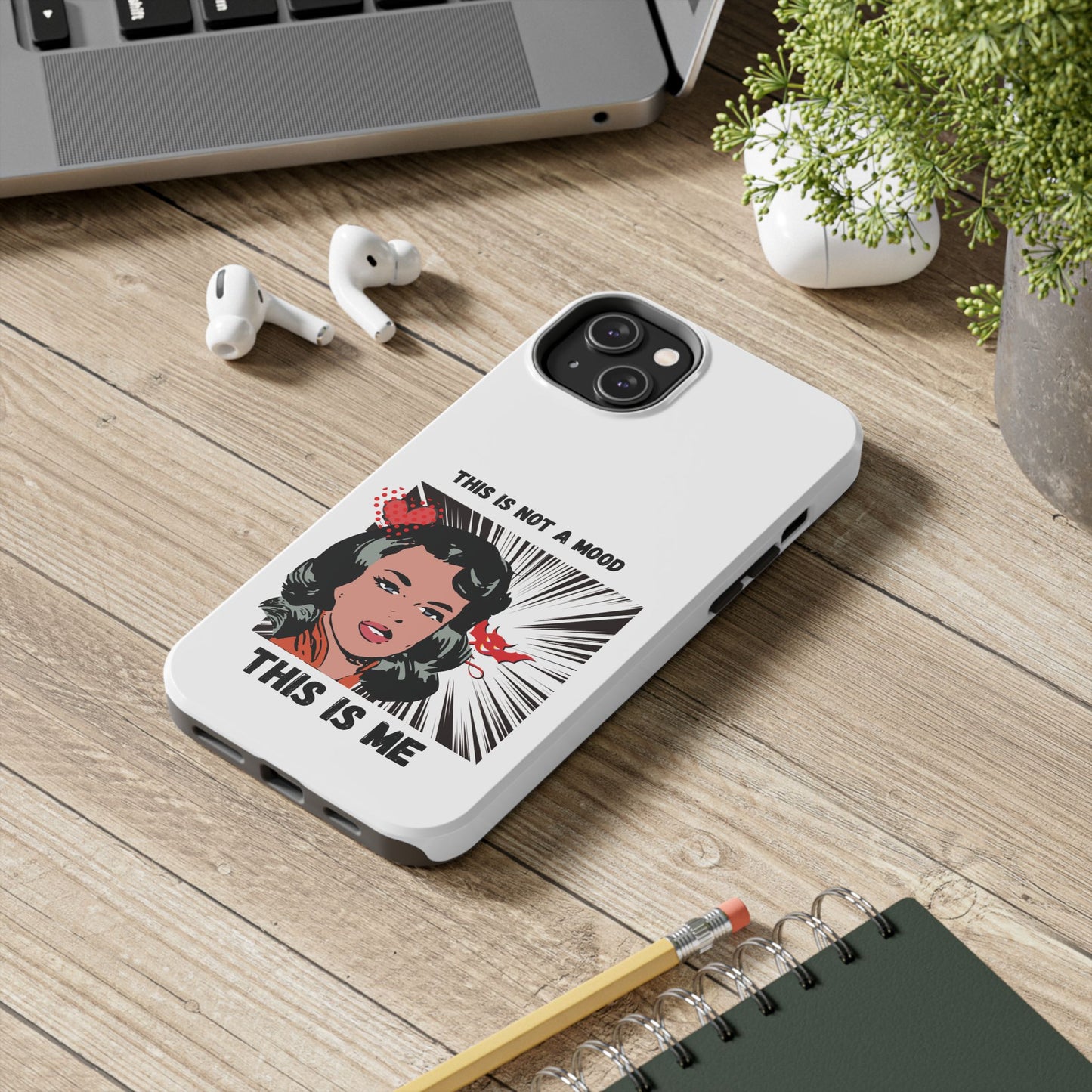 This is Not a Mood Tough Phone Cases, iPhone & Samsung cases, wireless charging, attitude, snarky, fun, gifts for women, gifts for friends