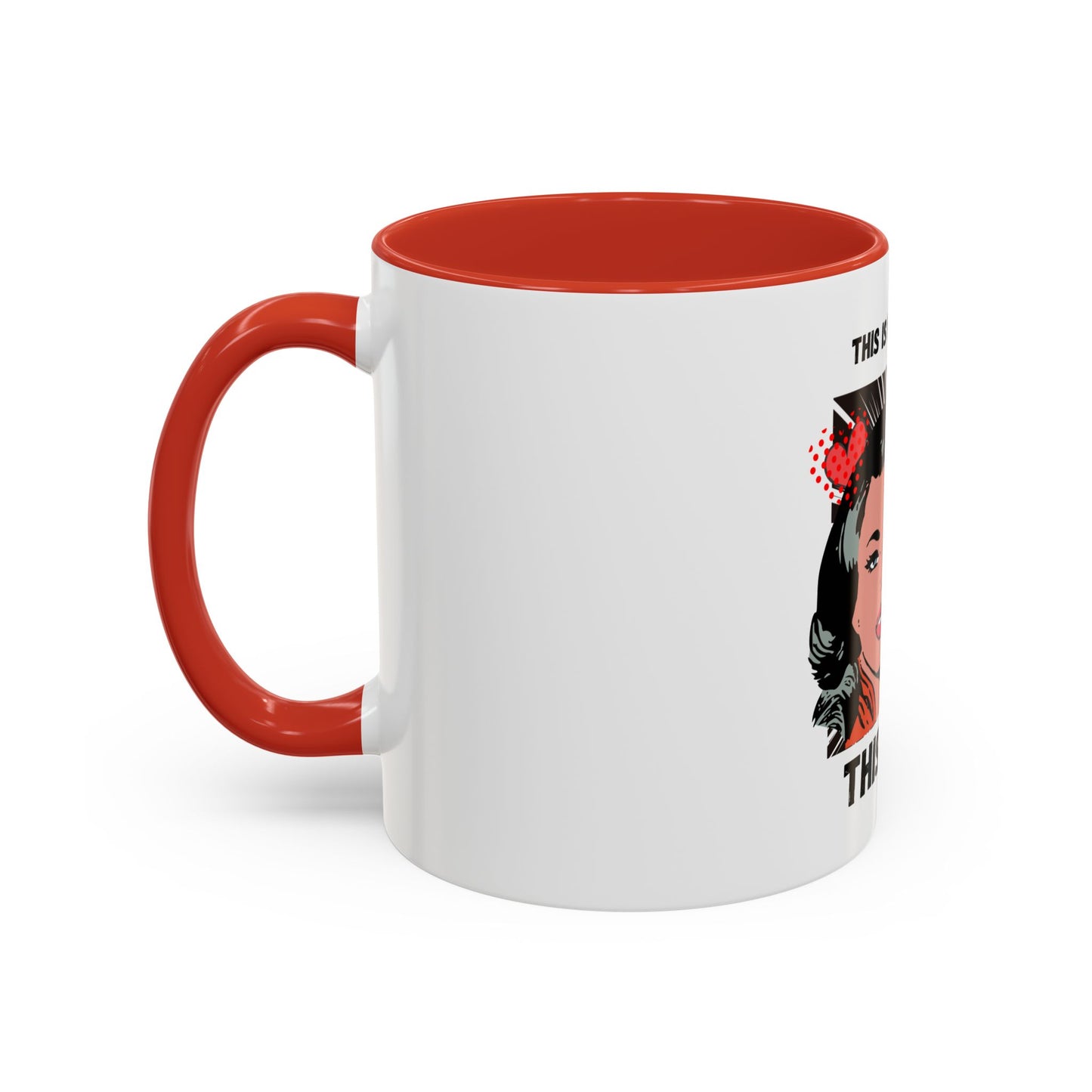 This Is Not A Mood Funny Coffee Mug -Gifts For Women, Friends, Ceramic, BPA-Free