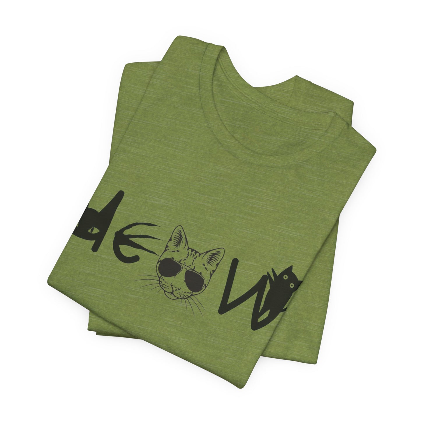 Meow Unisex Tee - Cats, Sassy, Fun Shirt for Halloween or Election Gift
