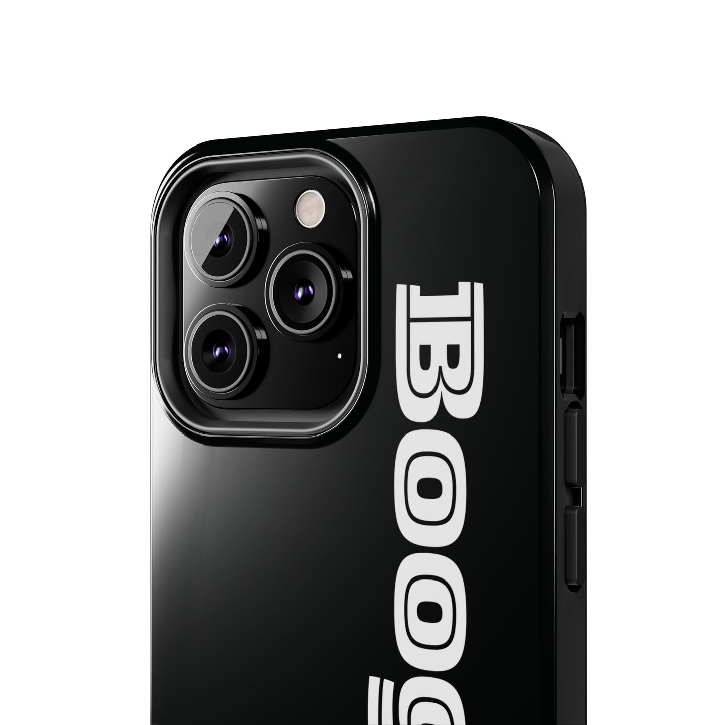Boogie Black Tough Phone Cases, iPhone Samsung cases, wireless charging, gender neutral women men friends kids teens gift birthday Christmas
