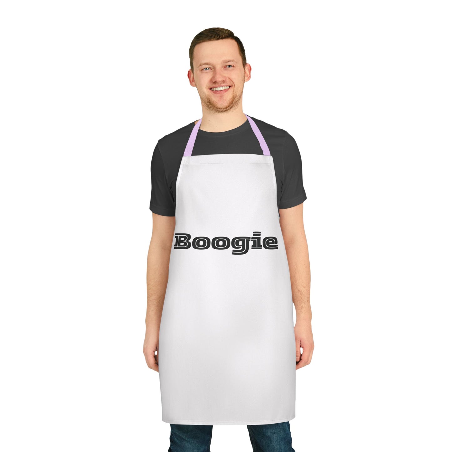 Boogie White Unisex Chefs Apron