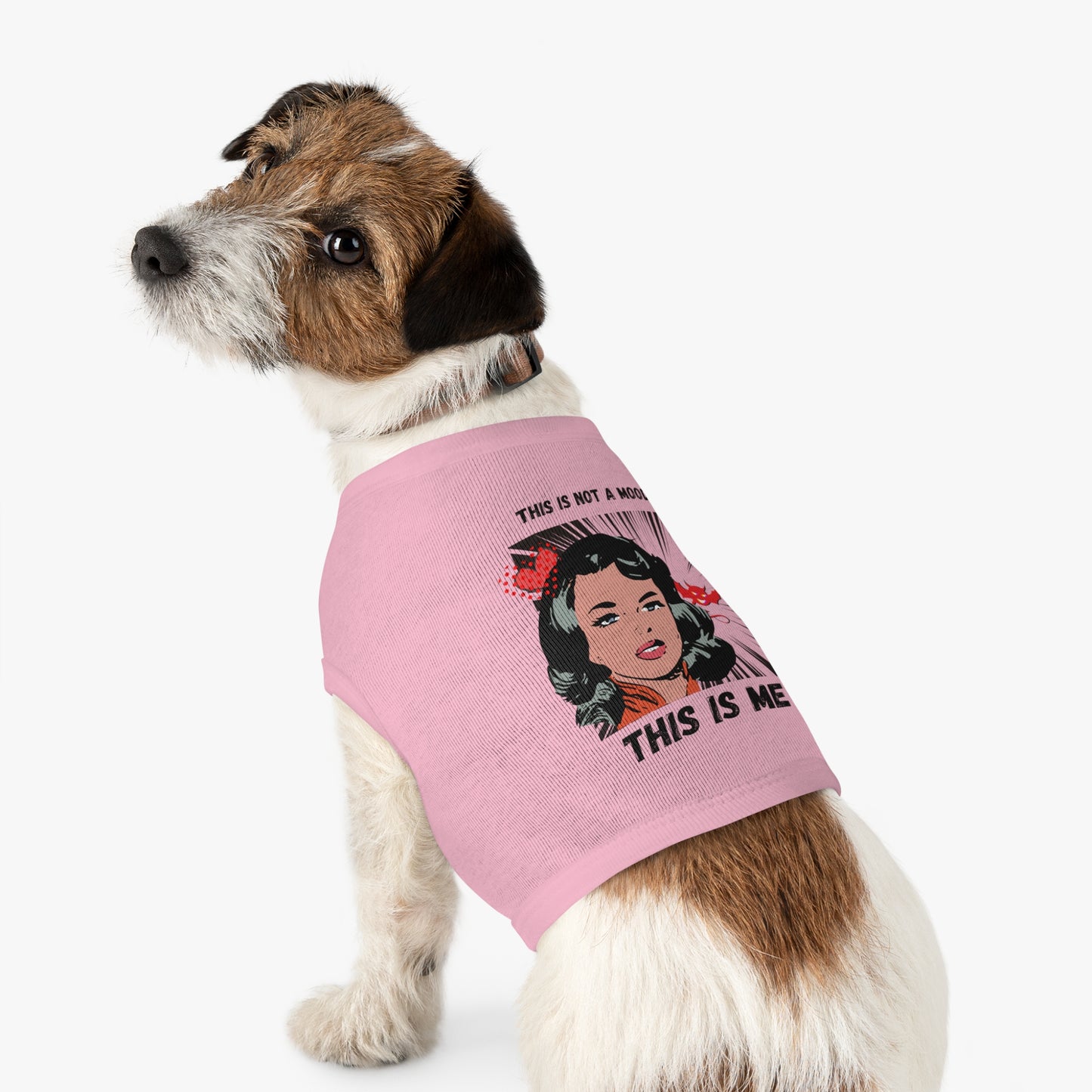 This Is Not A Mood Pet Tank Top, funny dog clothes, gifts, sarcastic, pet fashions, attitude, cotton, dog shirts, cat shirts