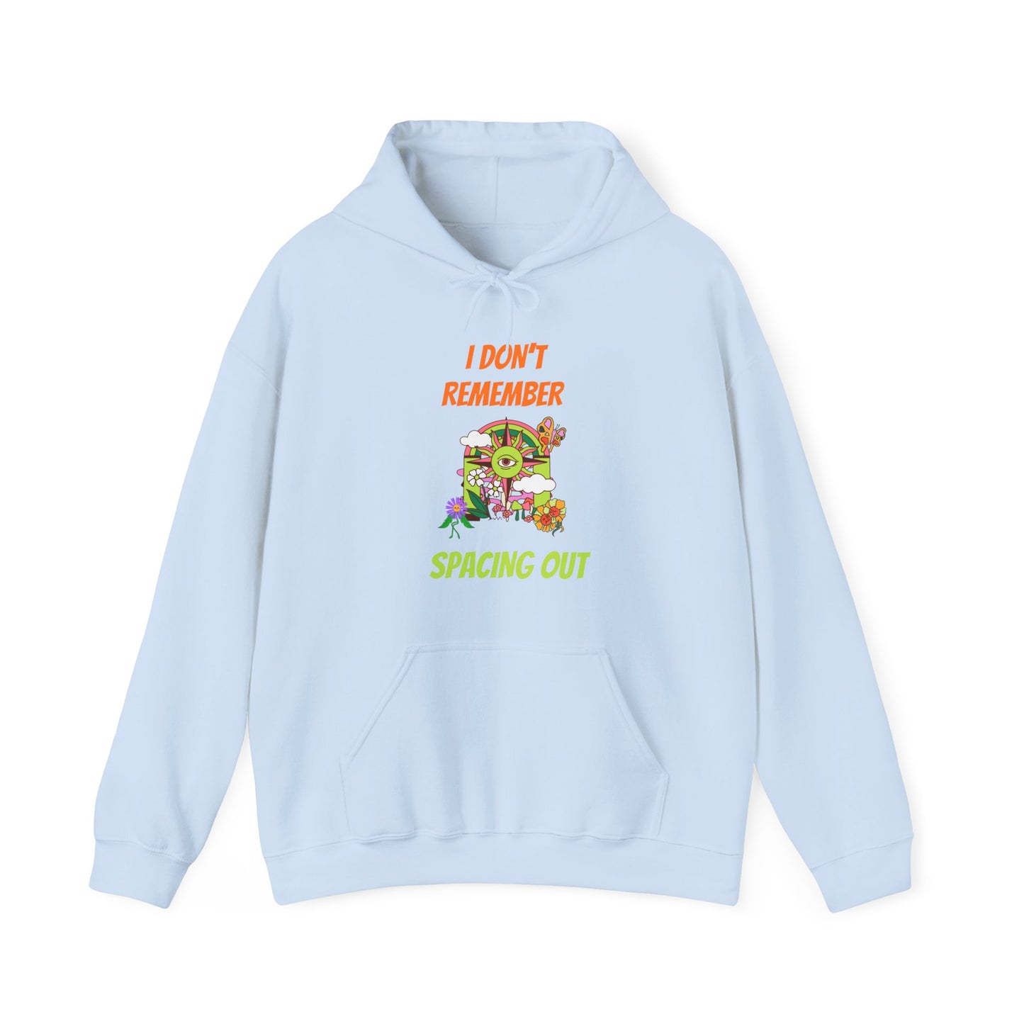 I Dont Remember Spacing Out Unisex Heavy Blend™ Hooded Sweatshirt, funny shirts, hoodies, gifts for friends, gender neutral, graphic art