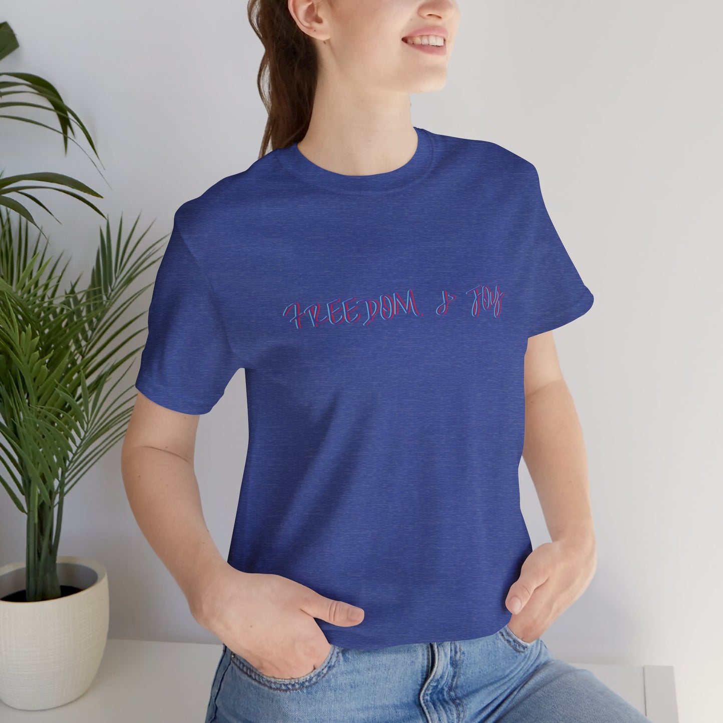 Freedom & Joy Unisex Tee - America Pride Equality Love Election Gift