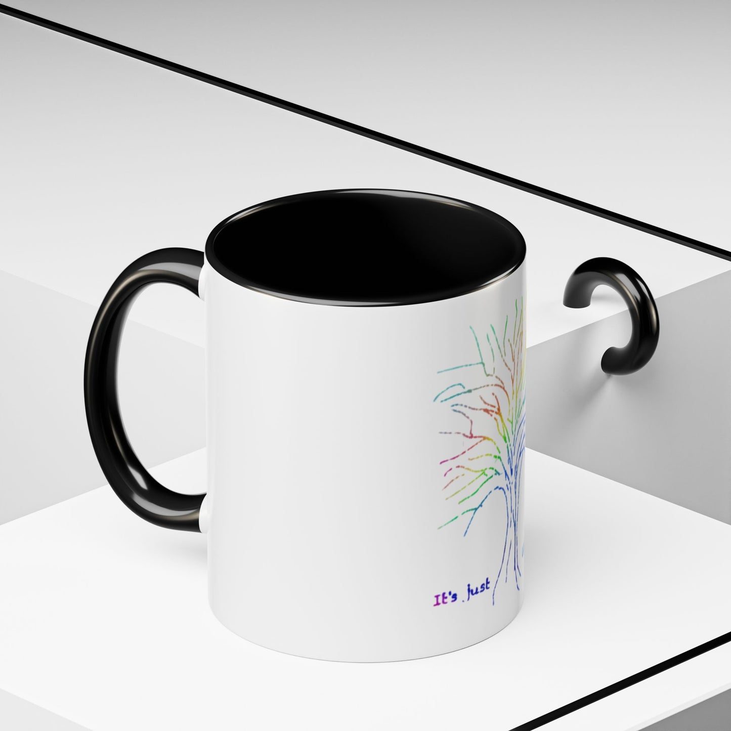 Rainbow Tree Coffee Mug, It’s Just Life
