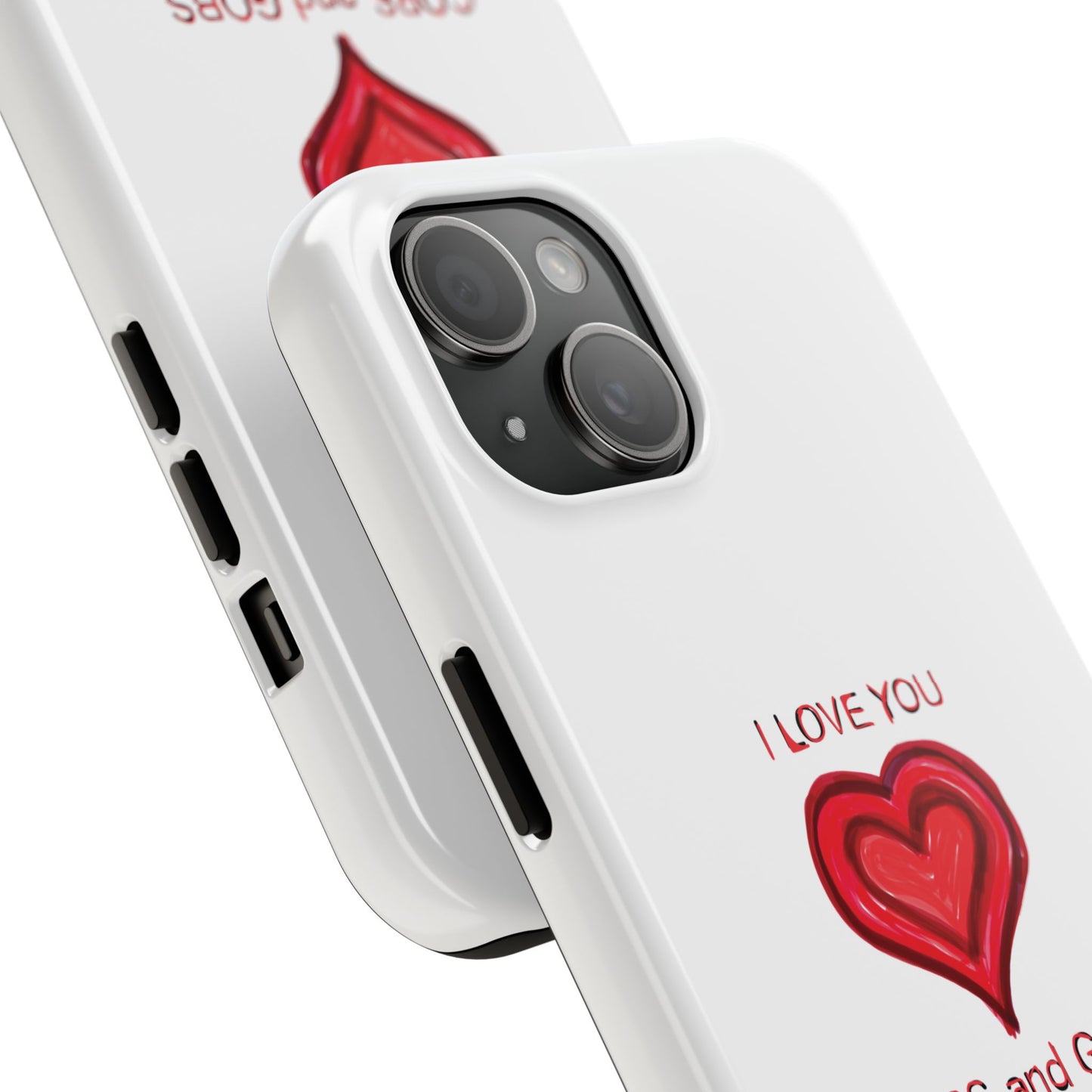 Heartfelt I Love You Gobs and Gobs Tough Phone Cases, iPhone & Samsung Cases, Wireless Charging, Gender Neutral Gifts, Valentines, Christmas