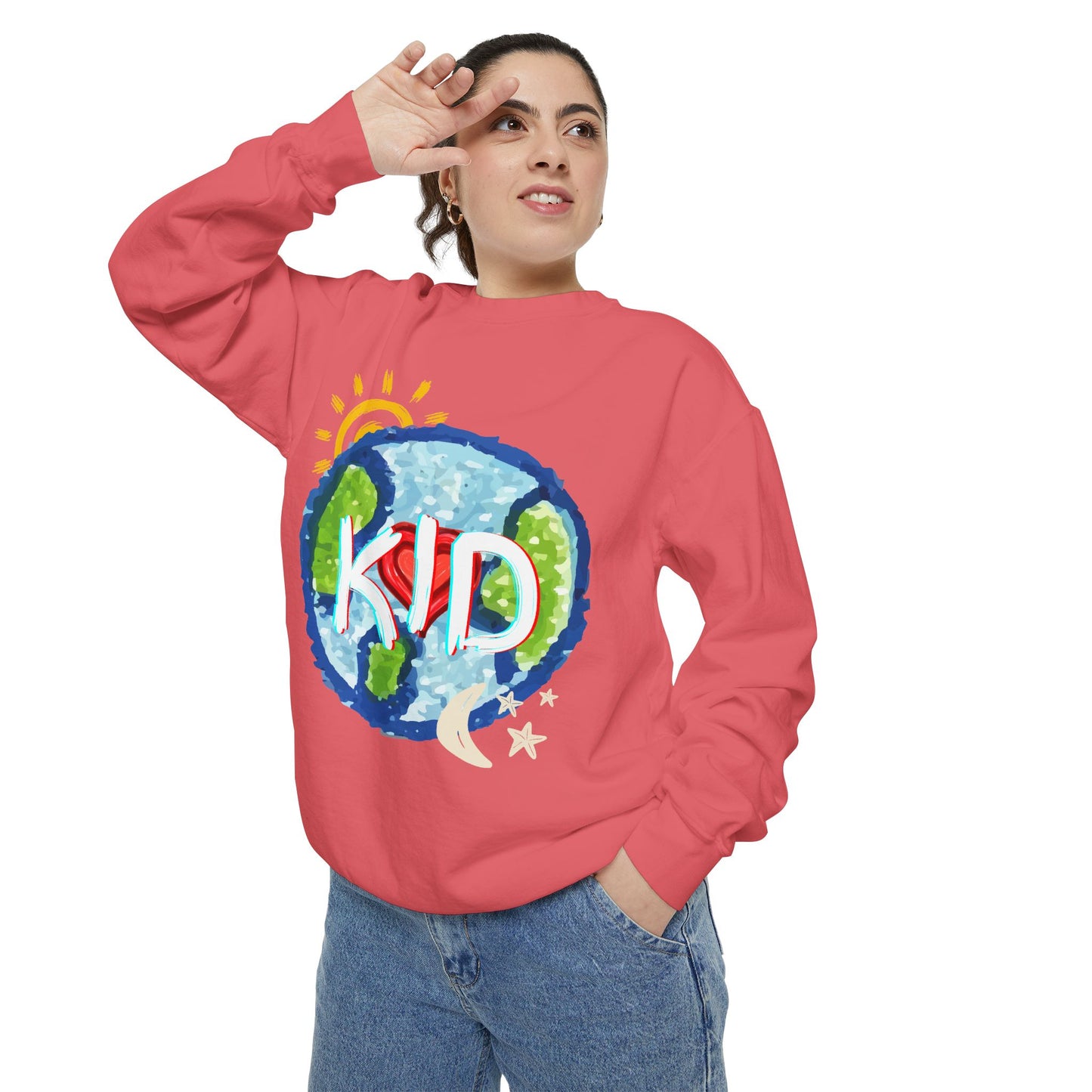 Kid World Graphic Unisex Sweatshirt