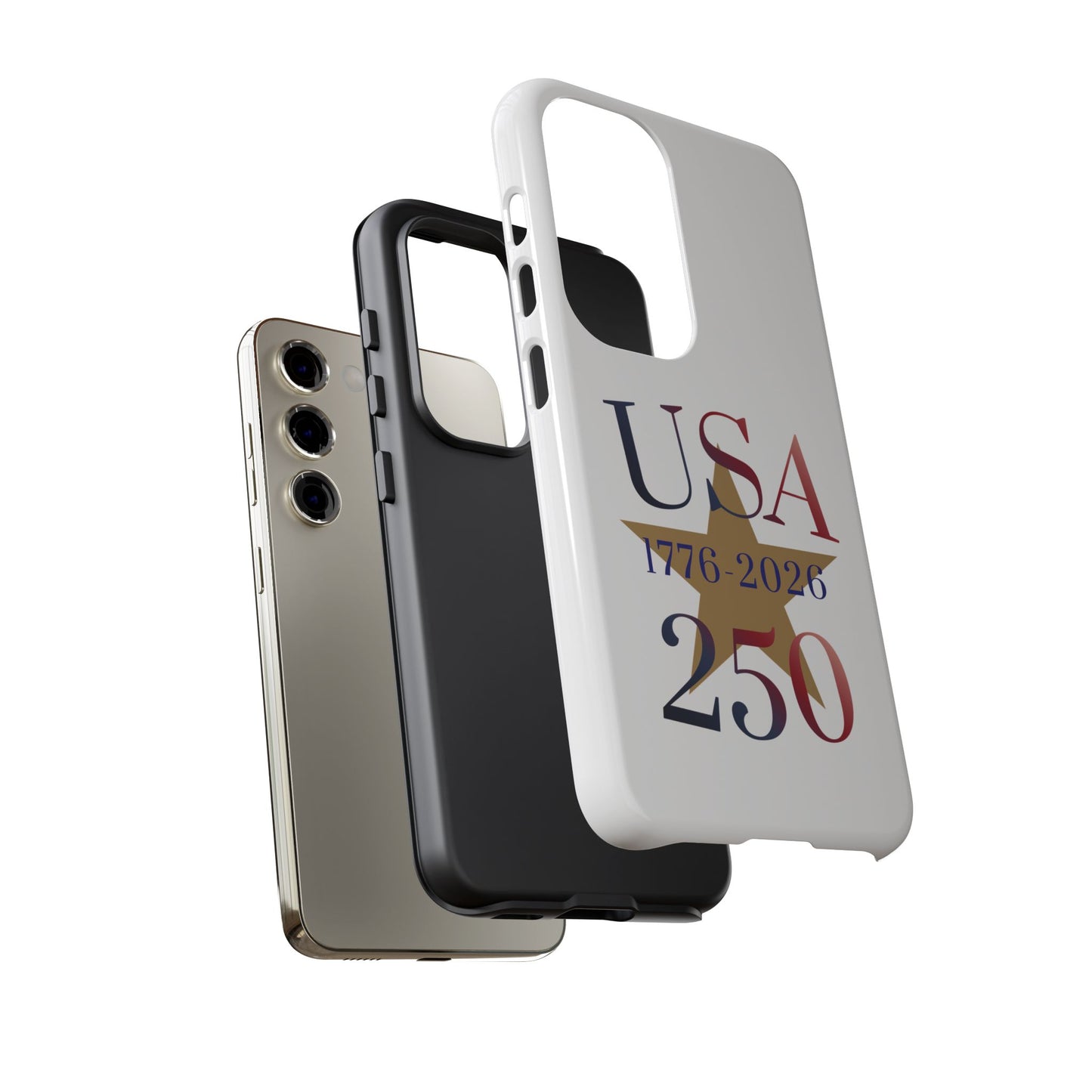 USA 250 Phone Case — 1776–2026 Bicentennial Celebration Protective Case