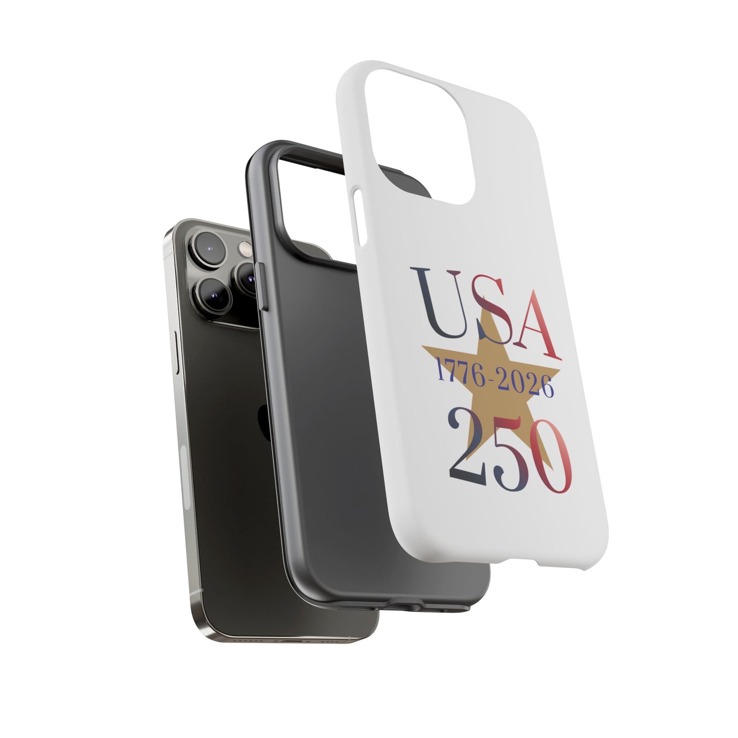 USA 250 Phone Case — 1776–2026 Bicentennial Celebration Protective Case