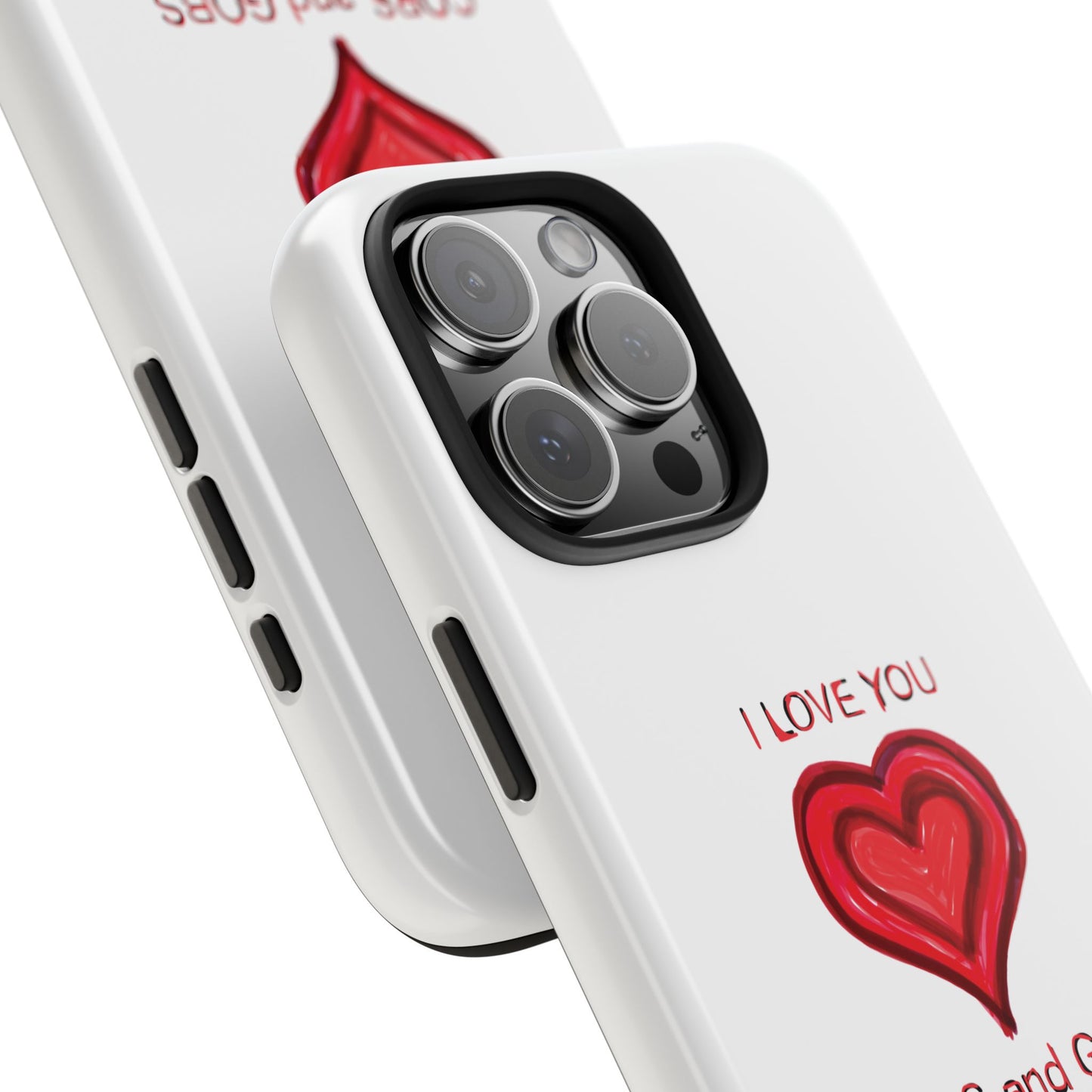 Heartfelt I Love You Gobs and Gobs Tough Phone Cases, iPhone & Samsung Cases, Wireless Charging, Gender Neutral Gifts, Valentines, Christmas