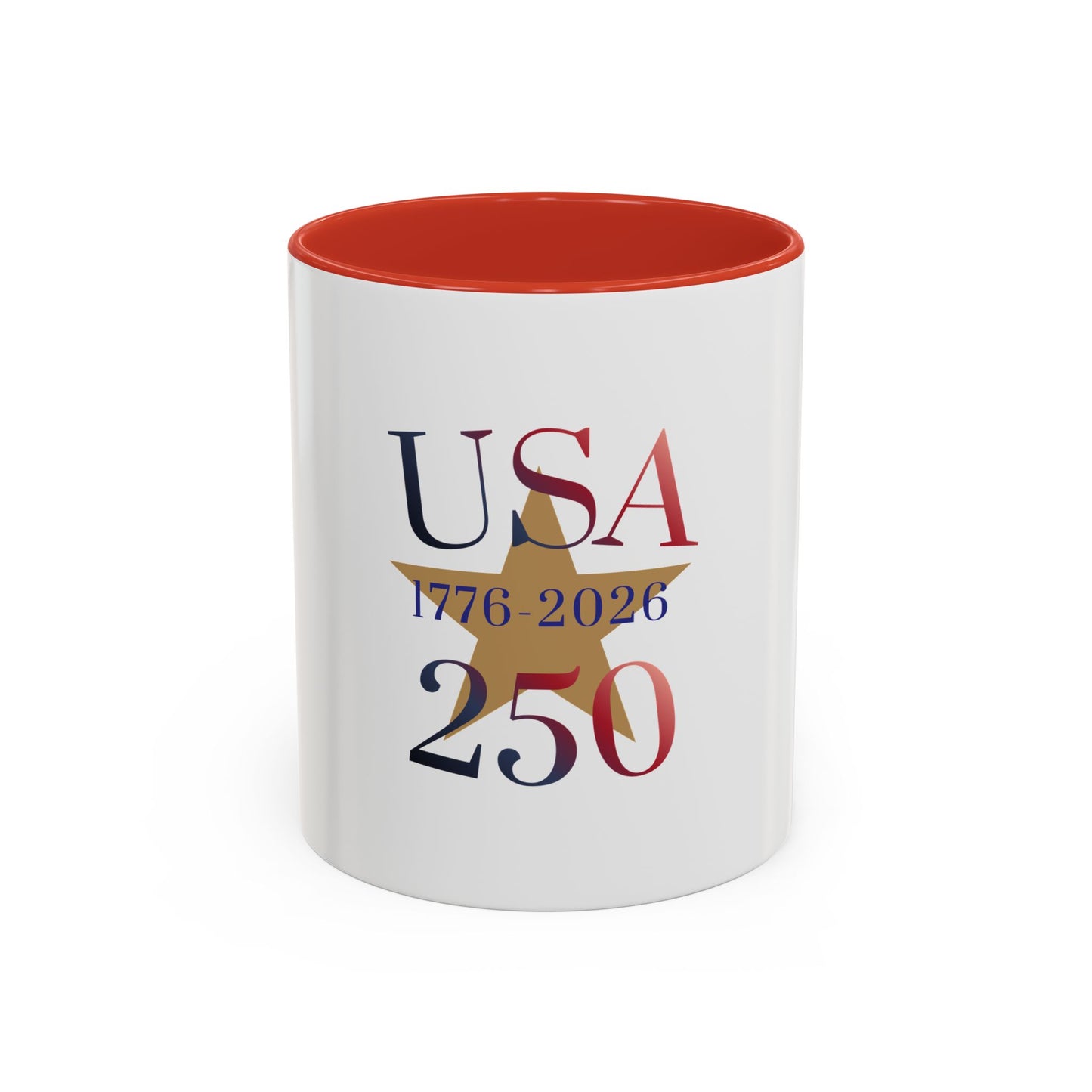 USA 250th Anniversary 1776 Accent Coffee Mug (11/15 oz)