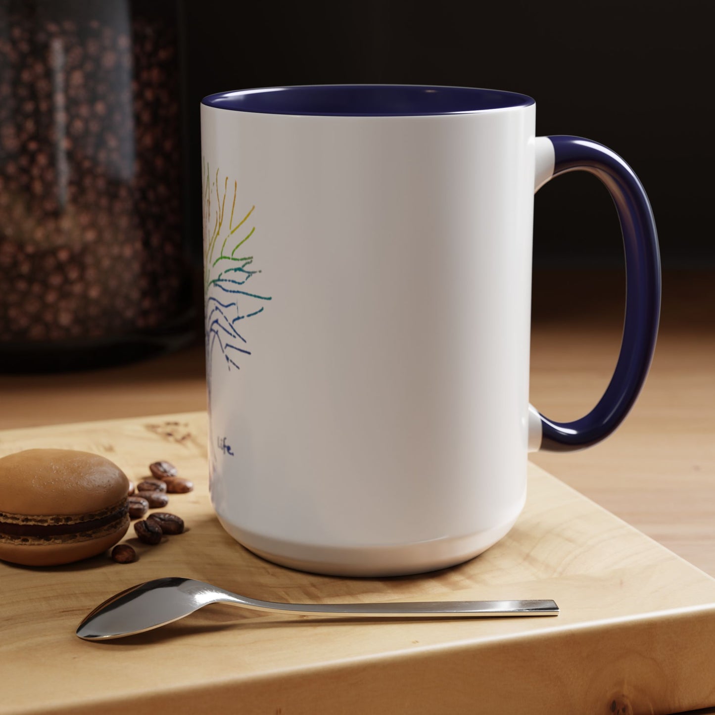 Rainbow Tree Coffee Mug, It’s Just Life