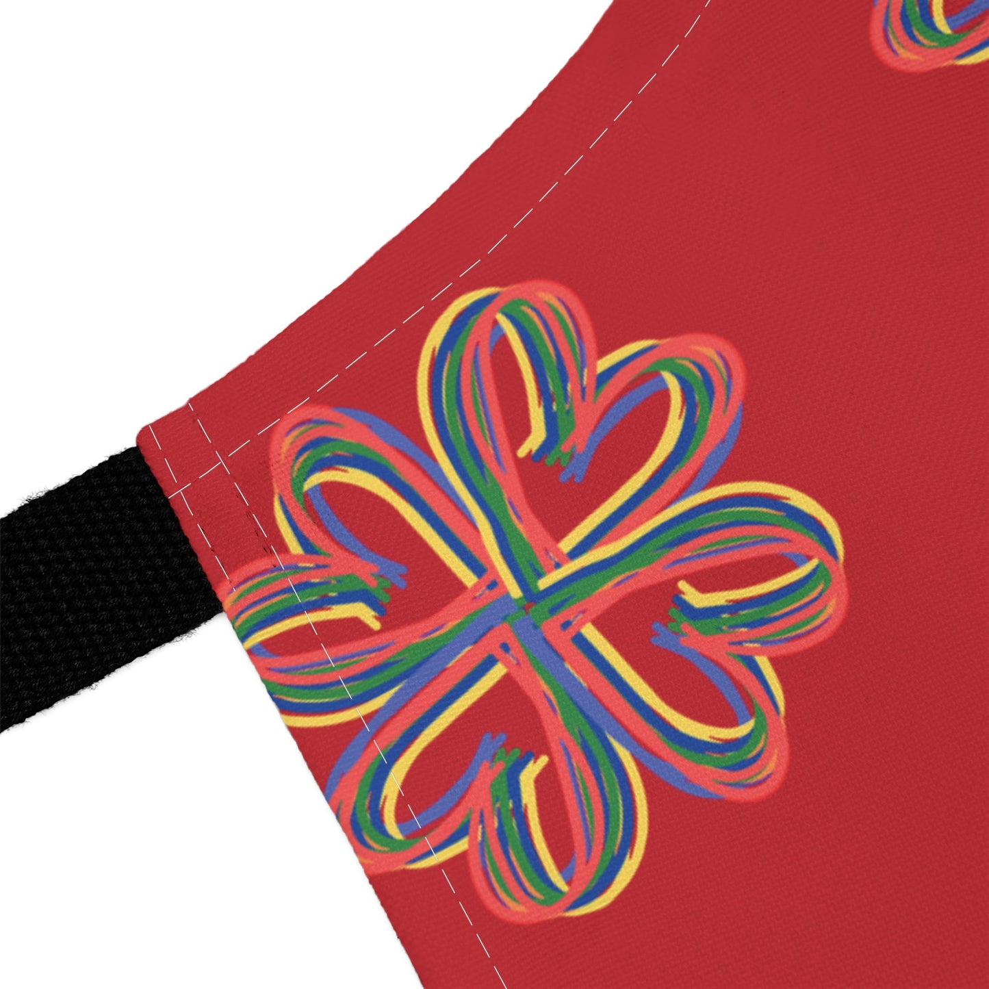Red Colorful Floral Unisex Chefs Apron, Grilling, Cooking, Kitchen, Gender Neutral, Gifts, Women, Men, Friends, Teens, Birthday, Christmas
